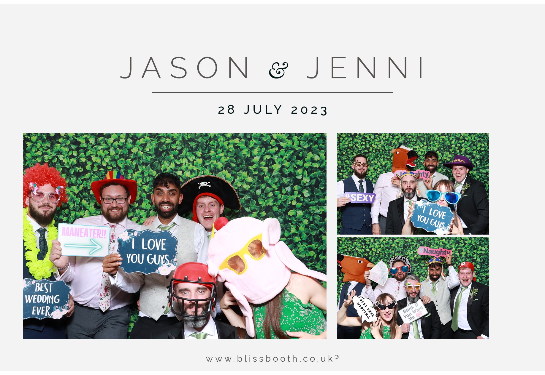 Jason and Jenni | View more photos from the event at gallery.blissbooth.co.uk/u/BlissBooth/Jason-and-Jenni