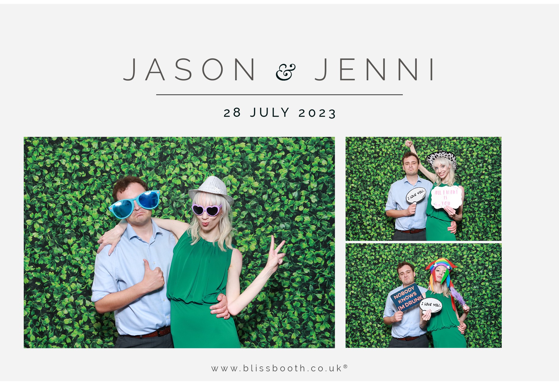 Jason and Jenni | View more photos from the event at gallery.blissbooth.co.uk/u/BlissBooth/Jason-and-Jenni