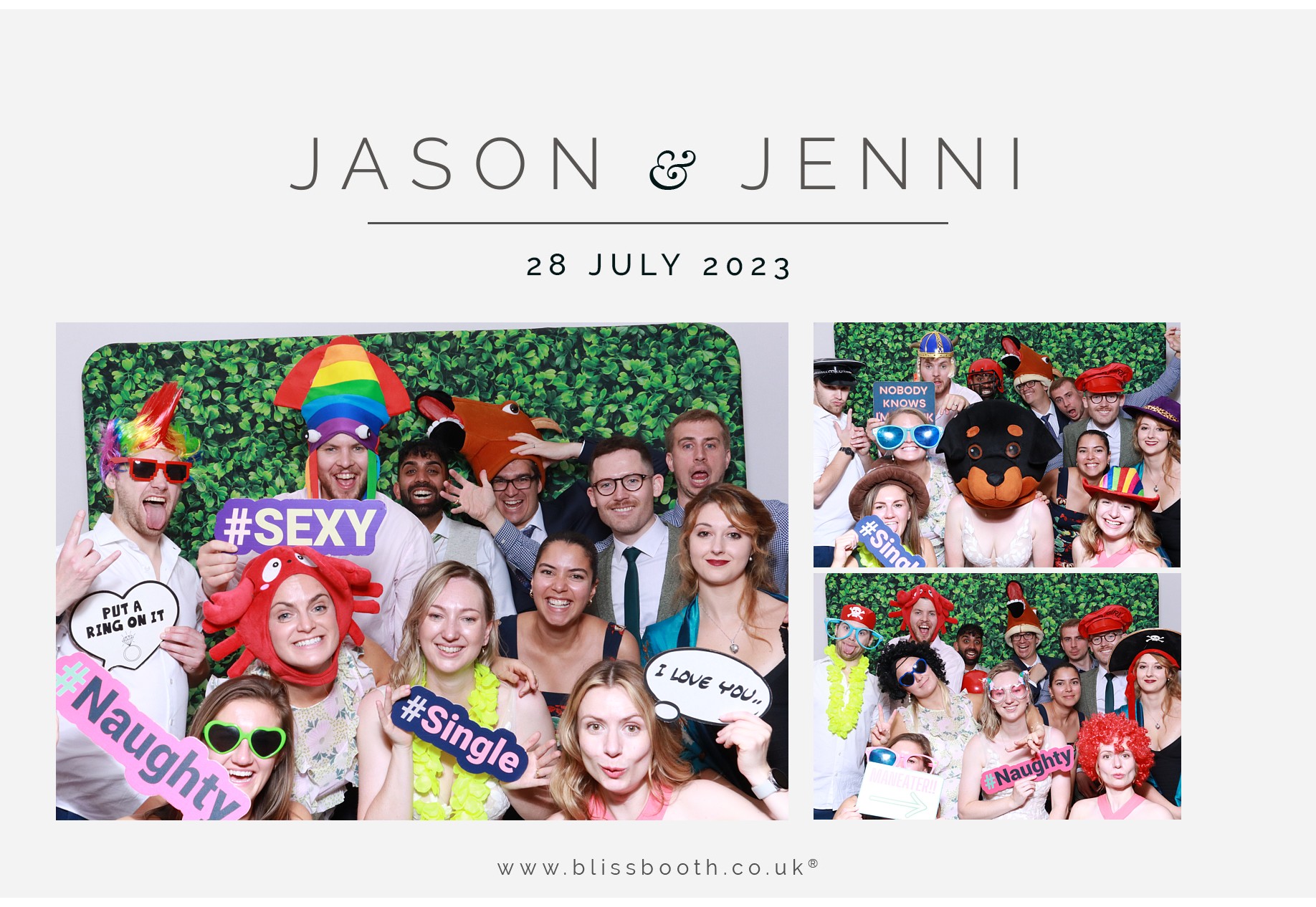 Jason and Jenni | View more photos from the event at gallery.blissbooth.co.uk/u/BlissBooth/Jason-and-Jenni