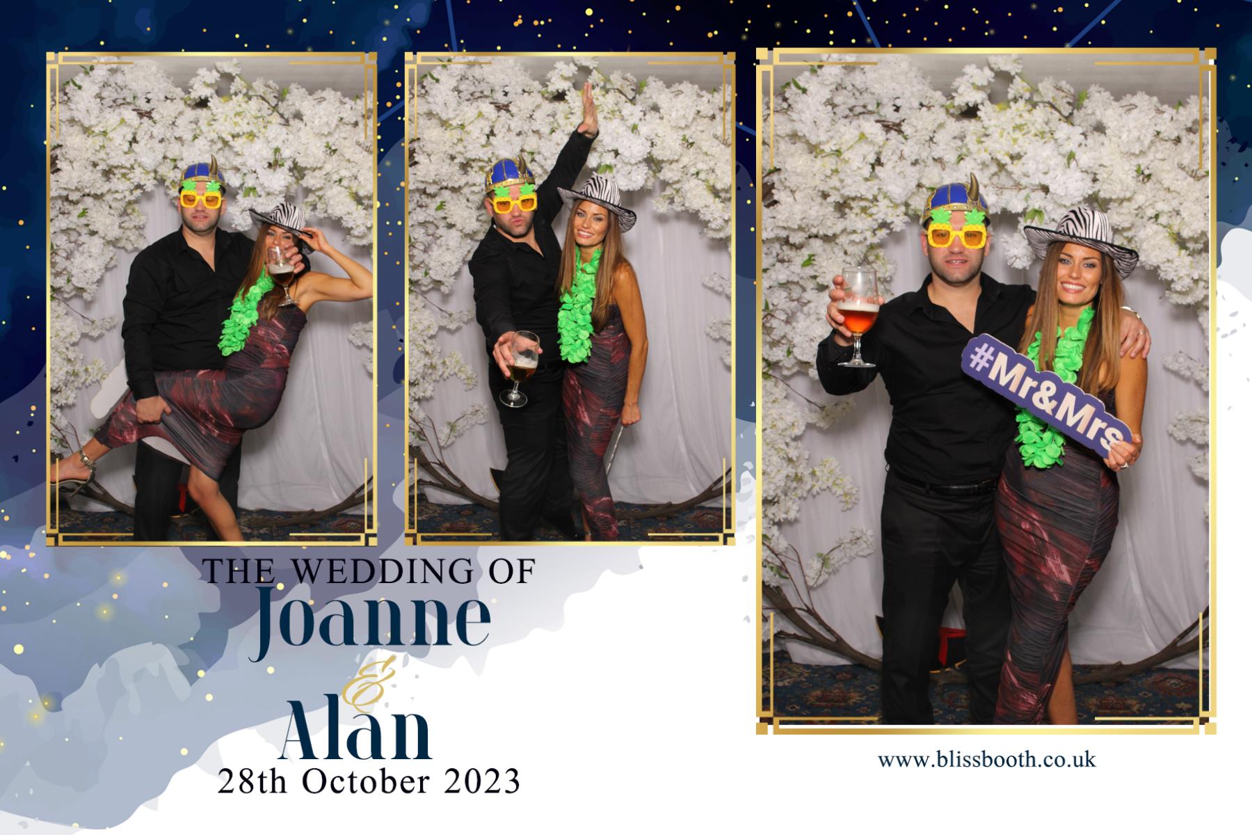 Joanne and Alan | View more photos from the event at gallery.blissbooth.co.uk/u/BlissBooth/Joanne-and-Alan