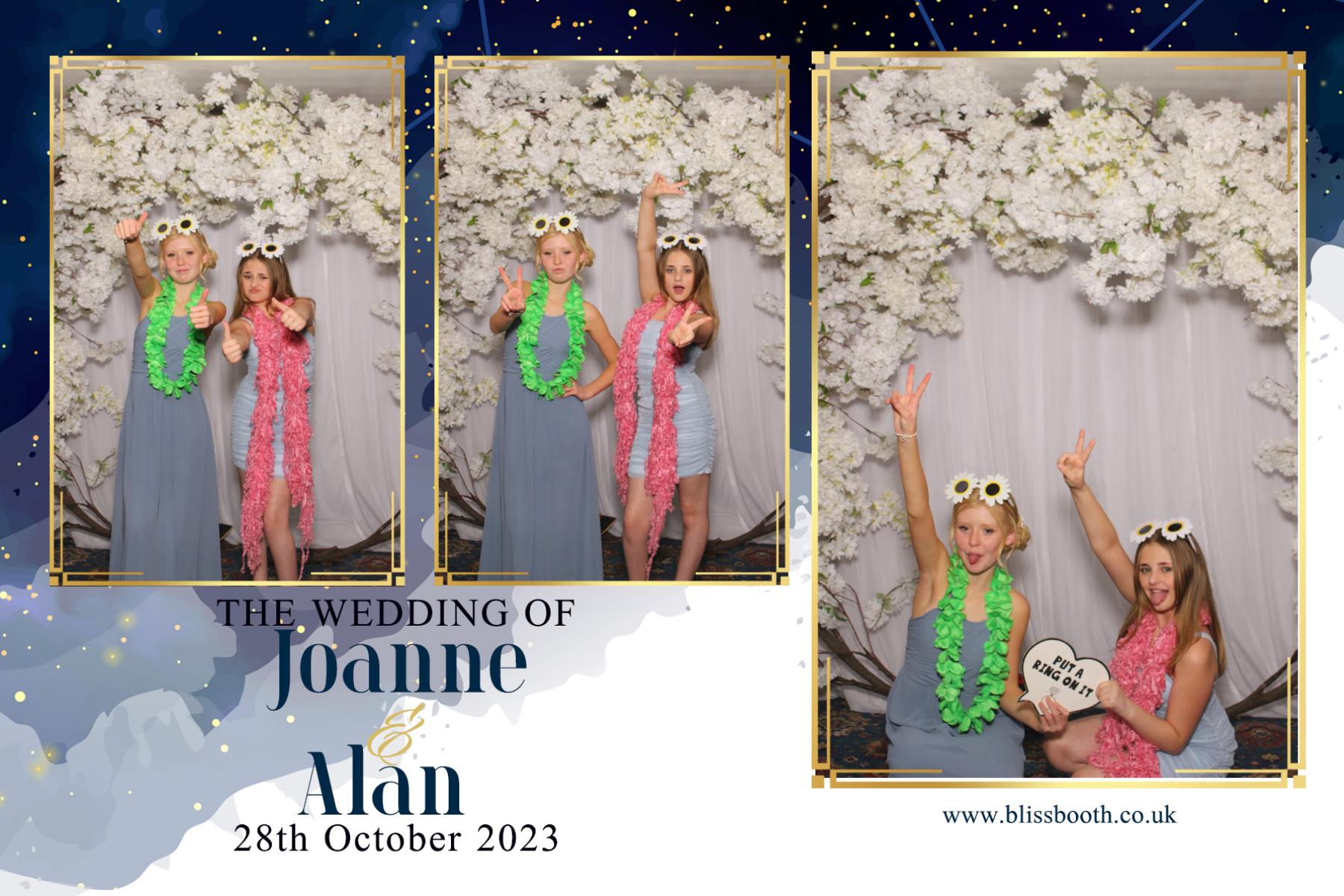 Joanne and Alan | View more photos from the event at gallery.blissbooth.co.uk/u/BlissBooth/Joanne-and-Alan