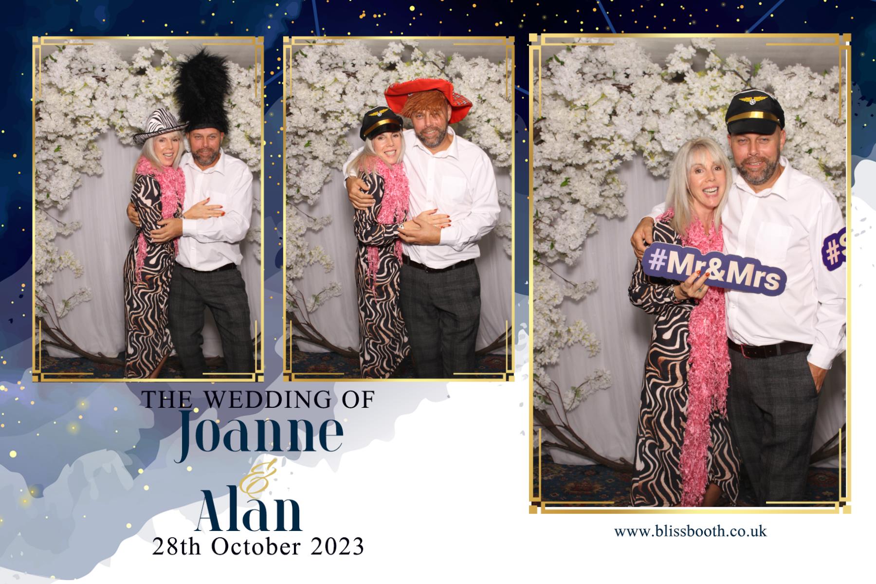 Joanne and Alan | View more photos from the event at gallery.blissbooth.co.uk/u/BlissBooth/Joanne-and-Alan