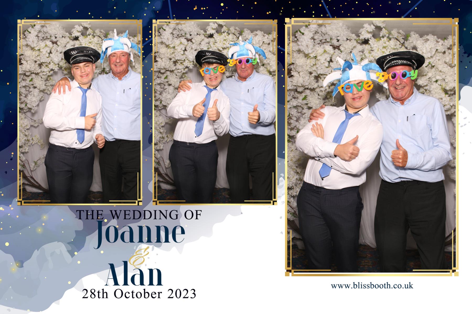 Joanne and Alan | View more photos from the event at gallery.blissbooth.co.uk/u/BlissBooth/Joanne-and-Alan