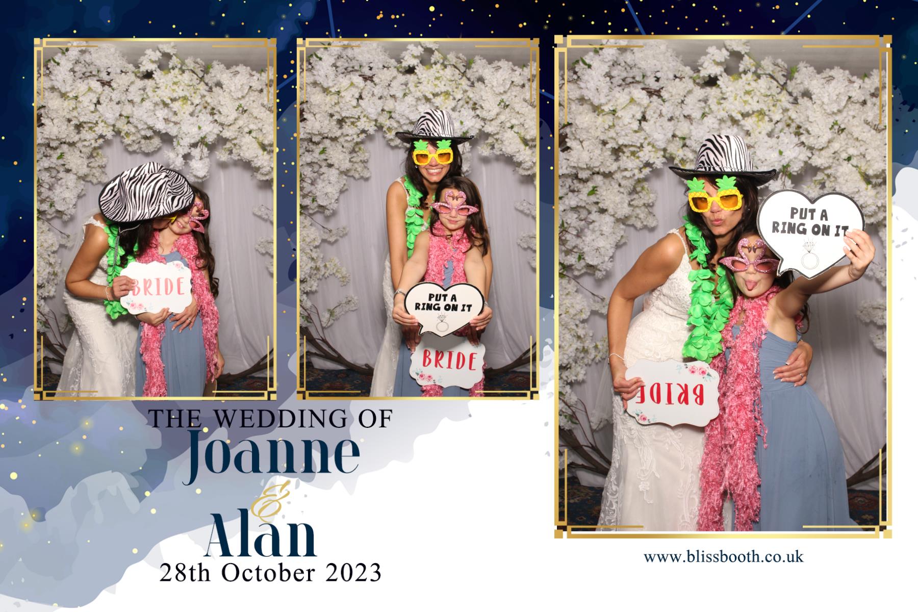 Joanne and Alan | View more photos from the event at gallery.blissbooth.co.uk/u/BlissBooth/Joanne-and-Alan