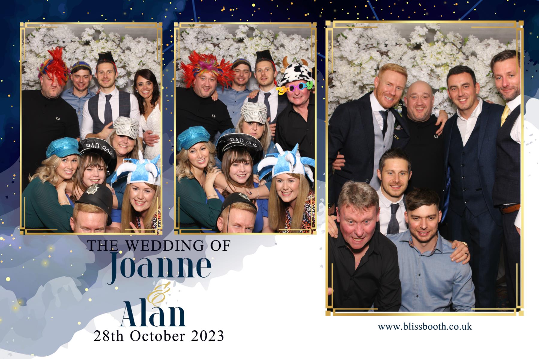Joanne and Alan | View more photos from the event at gallery.blissbooth.co.uk/u/BlissBooth/Joanne-and-Alan
