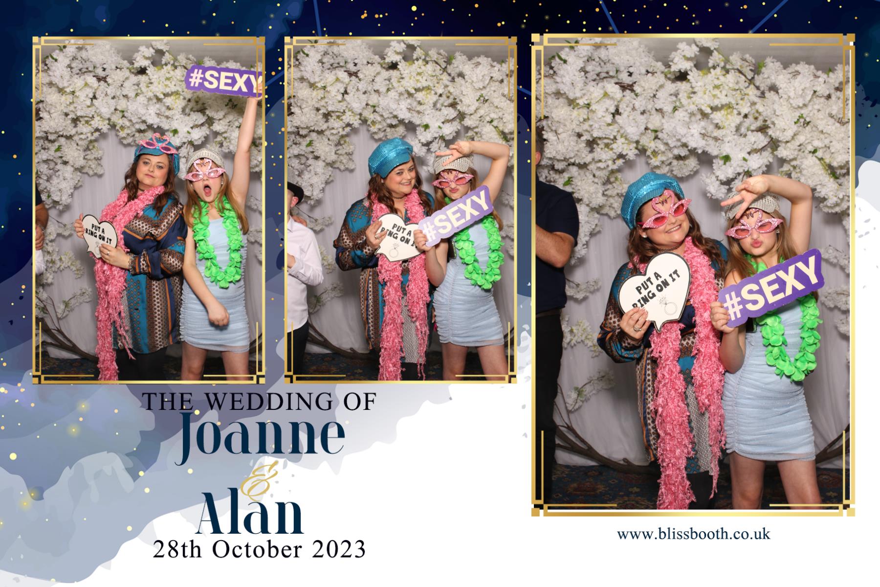 Joanne and Alan | View more photos from the event at gallery.blissbooth.co.uk/u/BlissBooth/Joanne-and-Alan