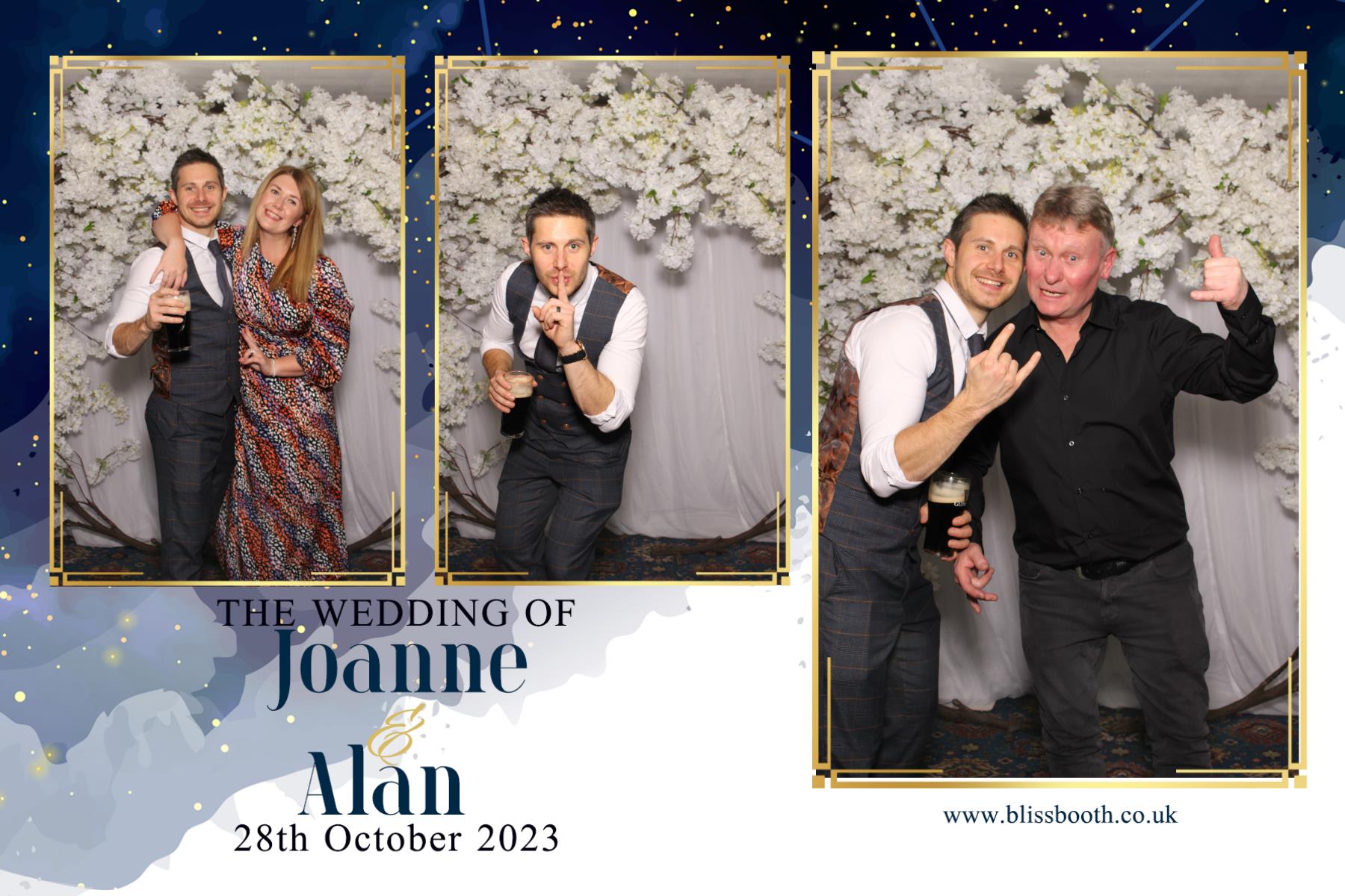 Joanne and Alan | View more photos from the event at gallery.blissbooth.co.uk/u/BlissBooth/Joanne-and-Alan