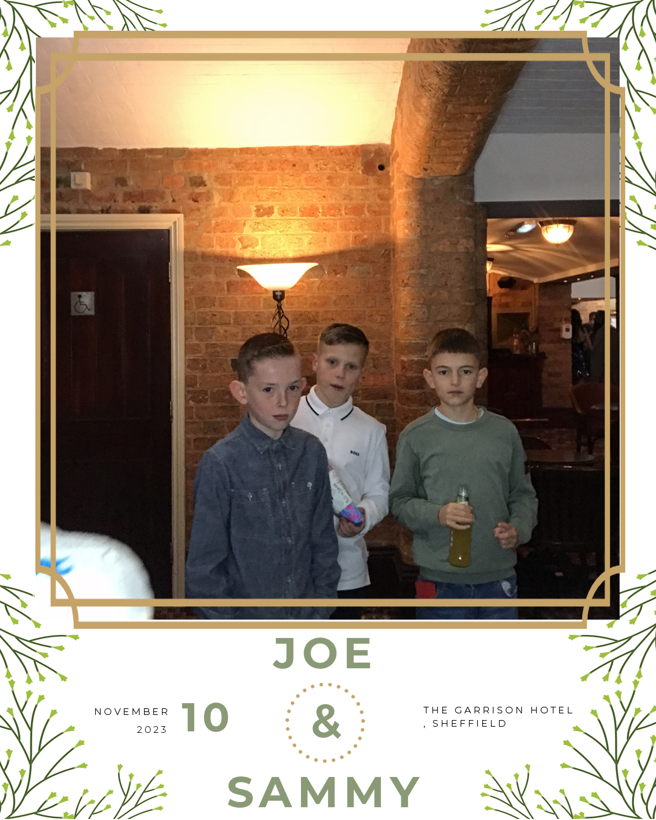 Joe and Sammy | View more photos from the event at gallery.blissbooth.co.uk/u/BlissBooth/Joe-and-Sammy