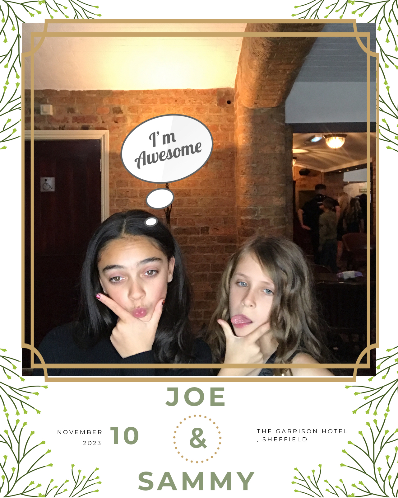 Joe and Sammy | View more photos from the event at gallery.blissbooth.co.uk/u/BlissBooth/Joe-and-Sammy