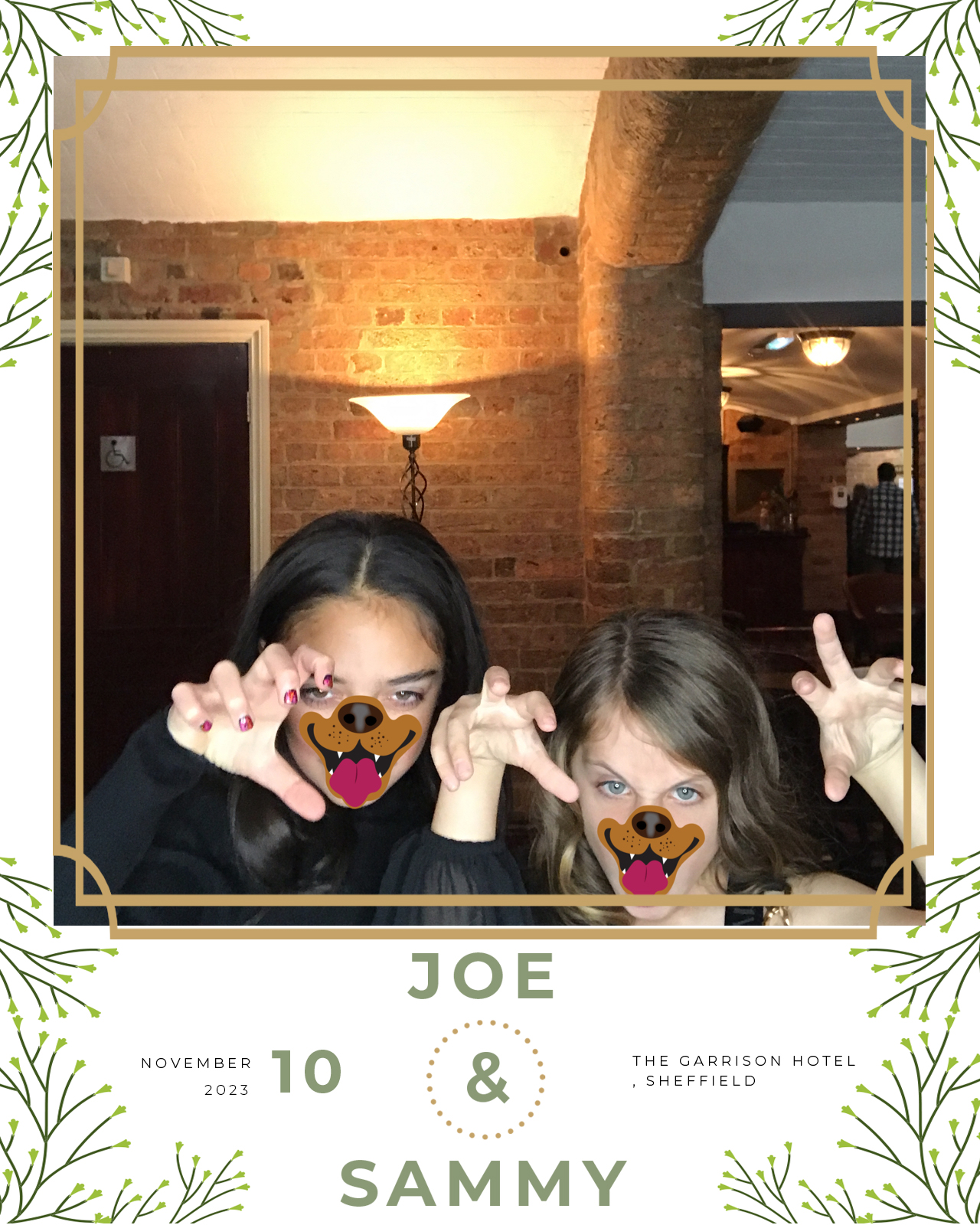 Joe and Sammy | View more photos from the event at gallery.blissbooth.co.uk/u/BlissBooth/Joe-and-Sammy