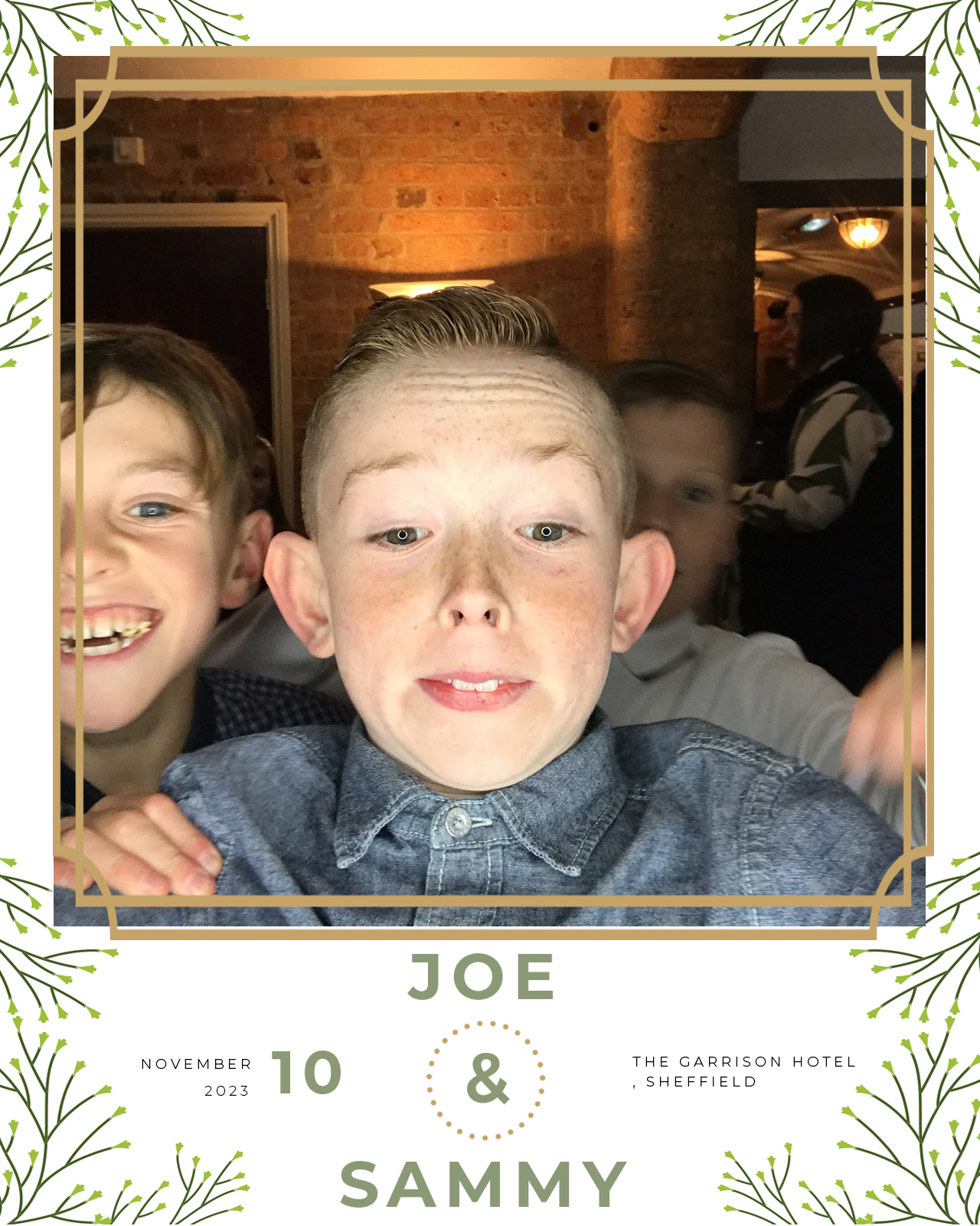 Joe and Sammy | View more photos from the event at gallery.blissbooth.co.uk/u/BlissBooth/Joe-and-Sammy