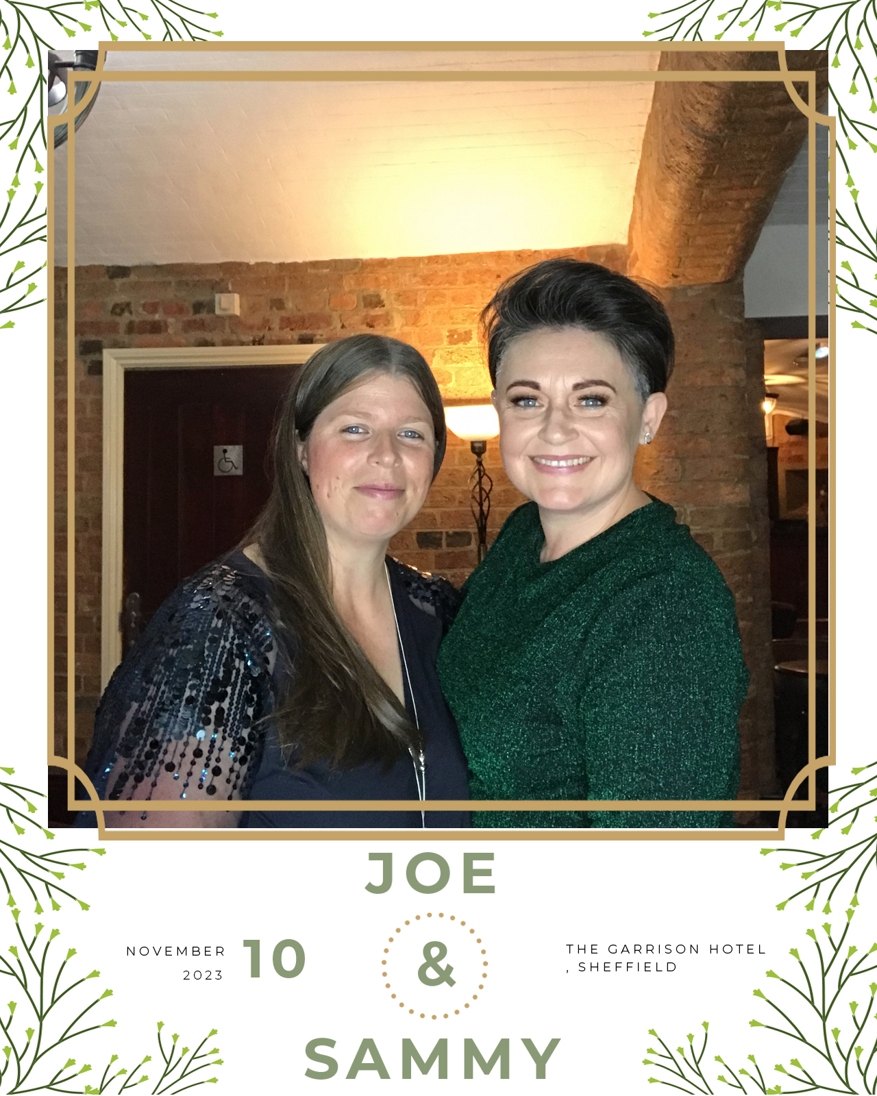 Joe and Sammy | View more photos from the event at gallery.blissbooth.co.uk/u/BlissBooth/Joe-and-Sammy