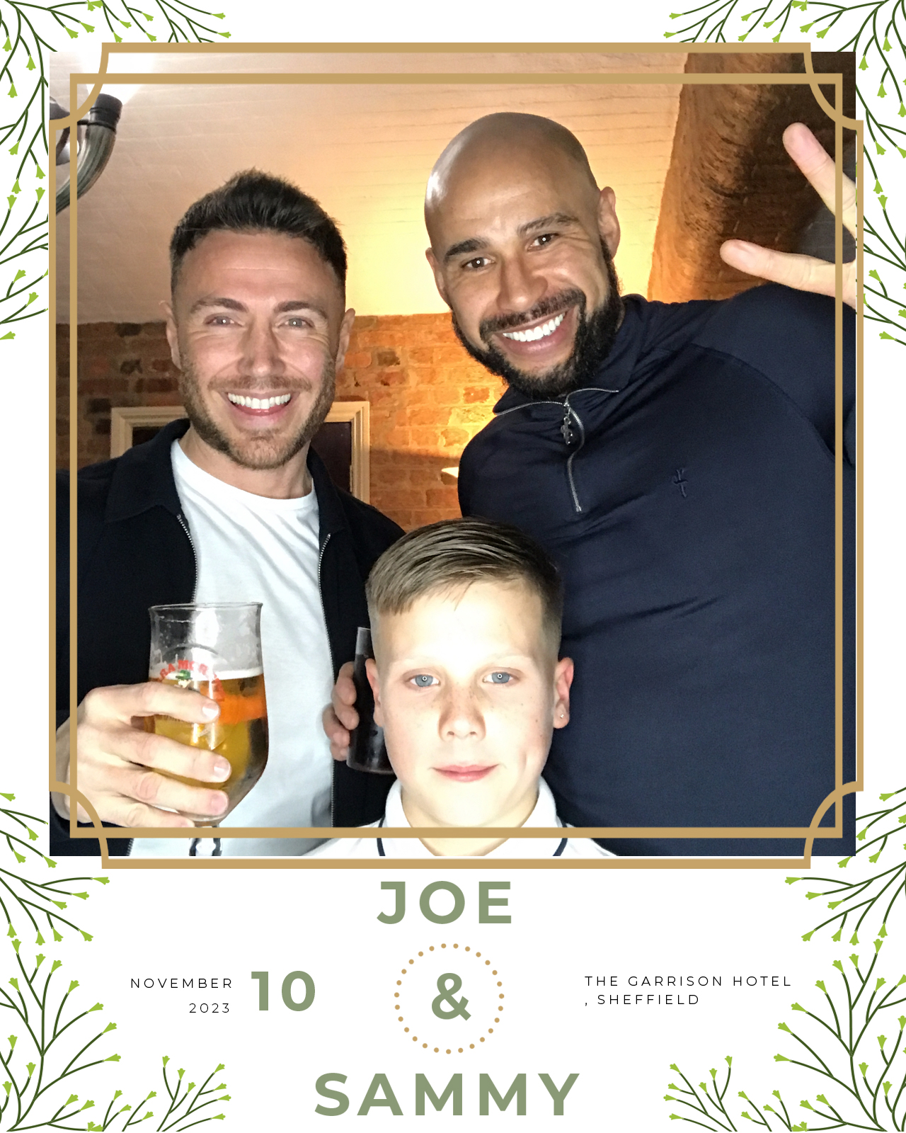 Joe and Sammy | View more photos from the event at gallery.blissbooth.co.uk/u/BlissBooth/Joe-and-Sammy