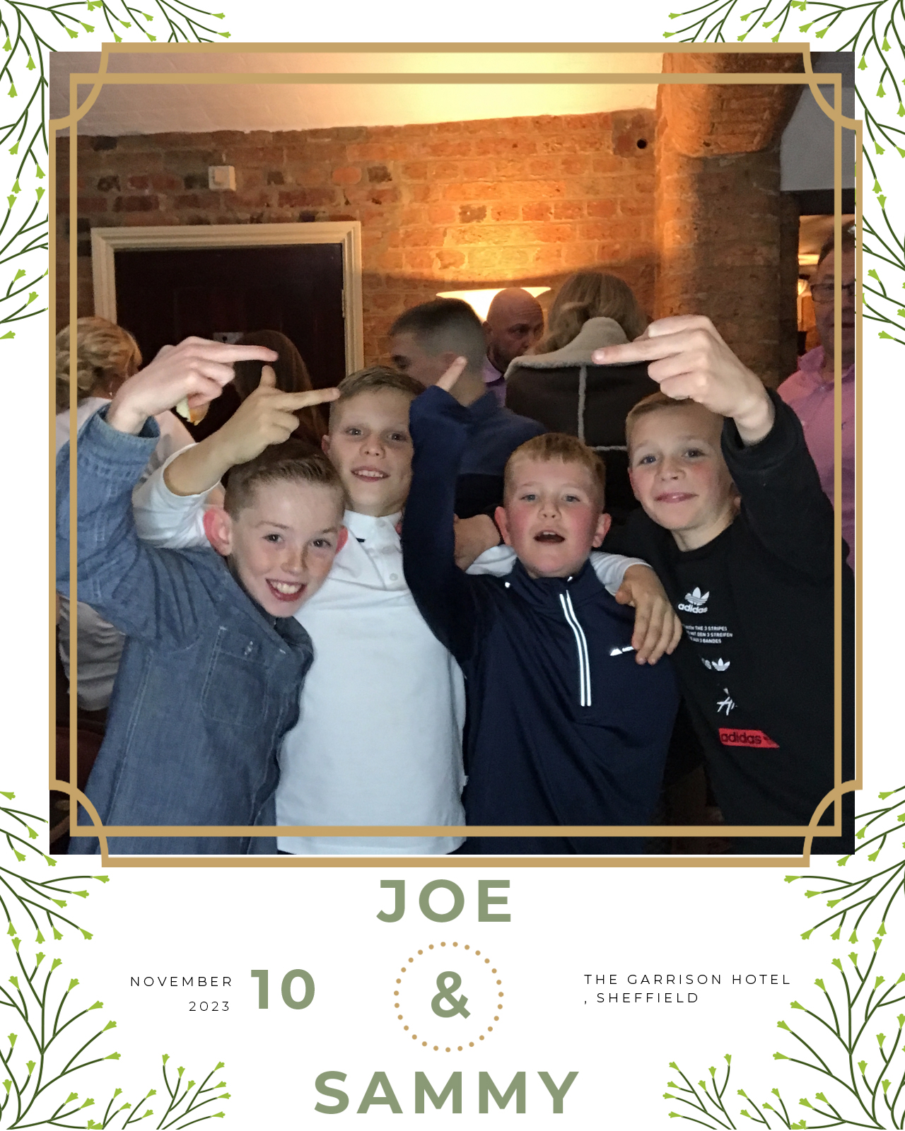 Joe and Sammy | View more photos from the event at gallery.blissbooth.co.uk/u/BlissBooth/Joe-and-Sammy