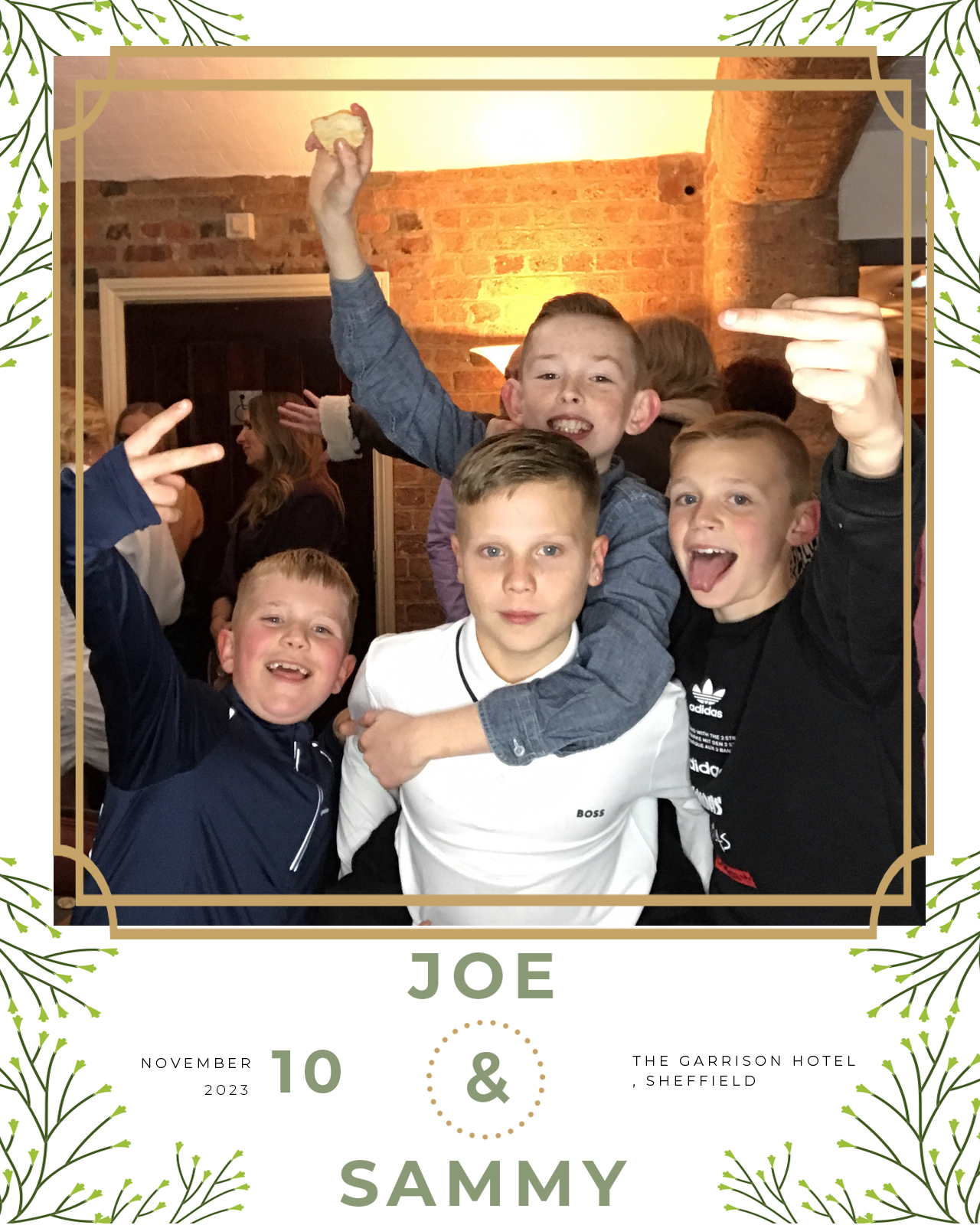 Joe and Sammy | View more photos from the event at gallery.blissbooth.co.uk/u/BlissBooth/Joe-and-Sammy
