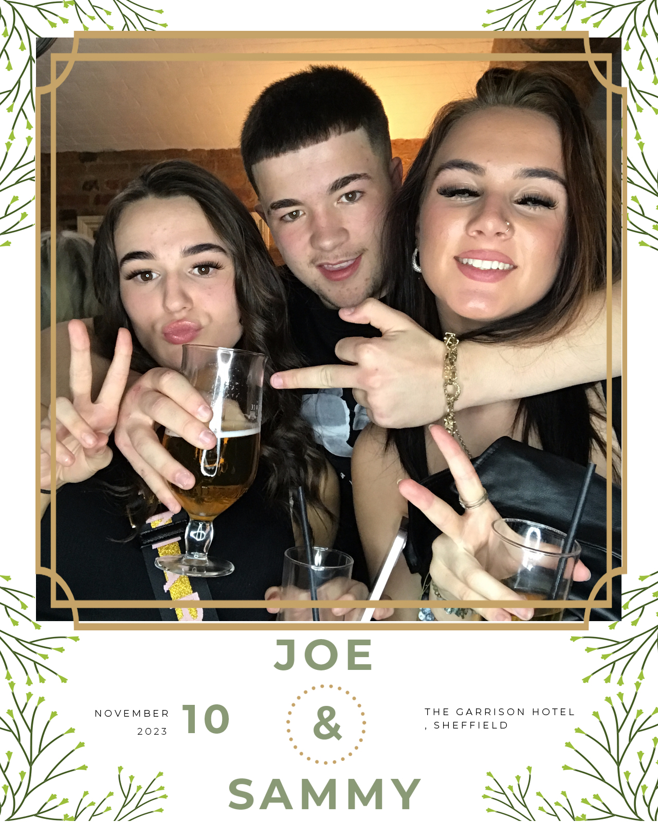 Joe and Sammy | View more photos from the event at gallery.blissbooth.co.uk/u/BlissBooth/Joe-and-Sammy