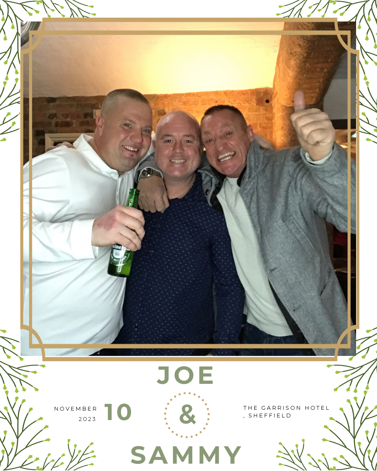 Joe and Sammy | View more photos from the event at gallery.blissbooth.co.uk/u/BlissBooth/Joe-and-Sammy