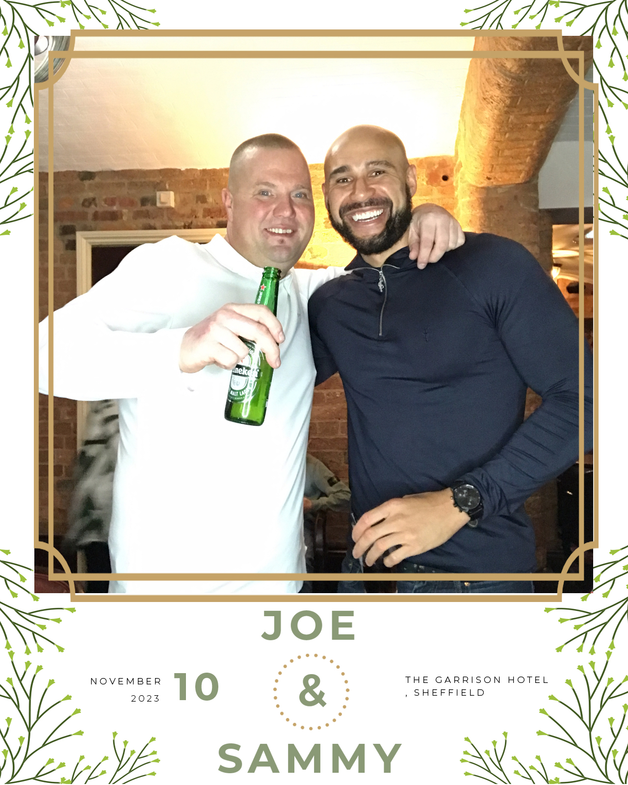 Joe and Sammy | View more photos from the event at gallery.blissbooth.co.uk/u/BlissBooth/Joe-and-Sammy