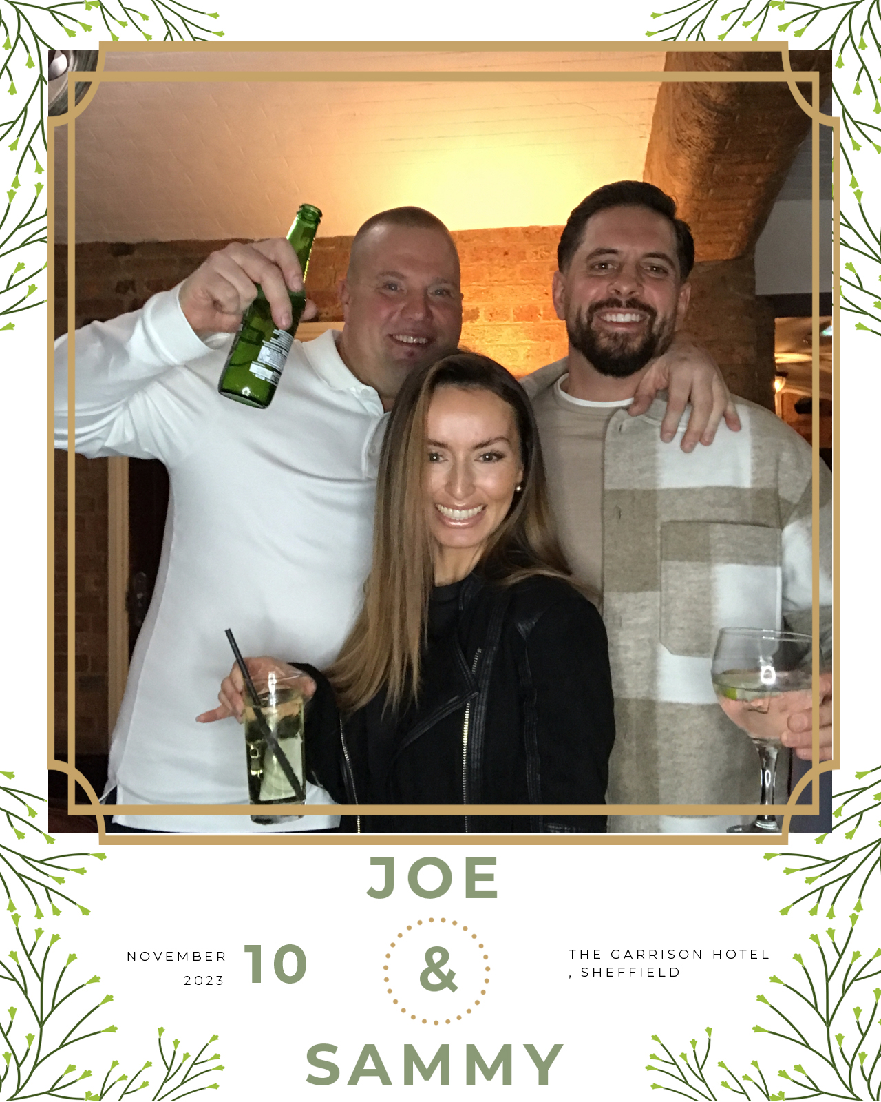 Joe and Sammy | View more photos from the event at gallery.blissbooth.co.uk/u/BlissBooth/Joe-and-Sammy