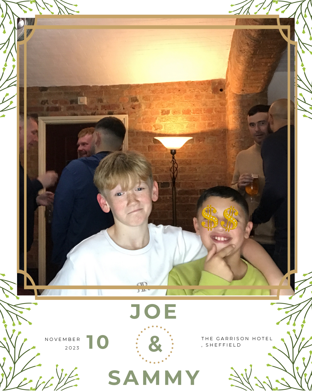 Joe and Sammy | View more photos from the event at gallery.blissbooth.co.uk/u/BlissBooth/Joe-and-Sammy