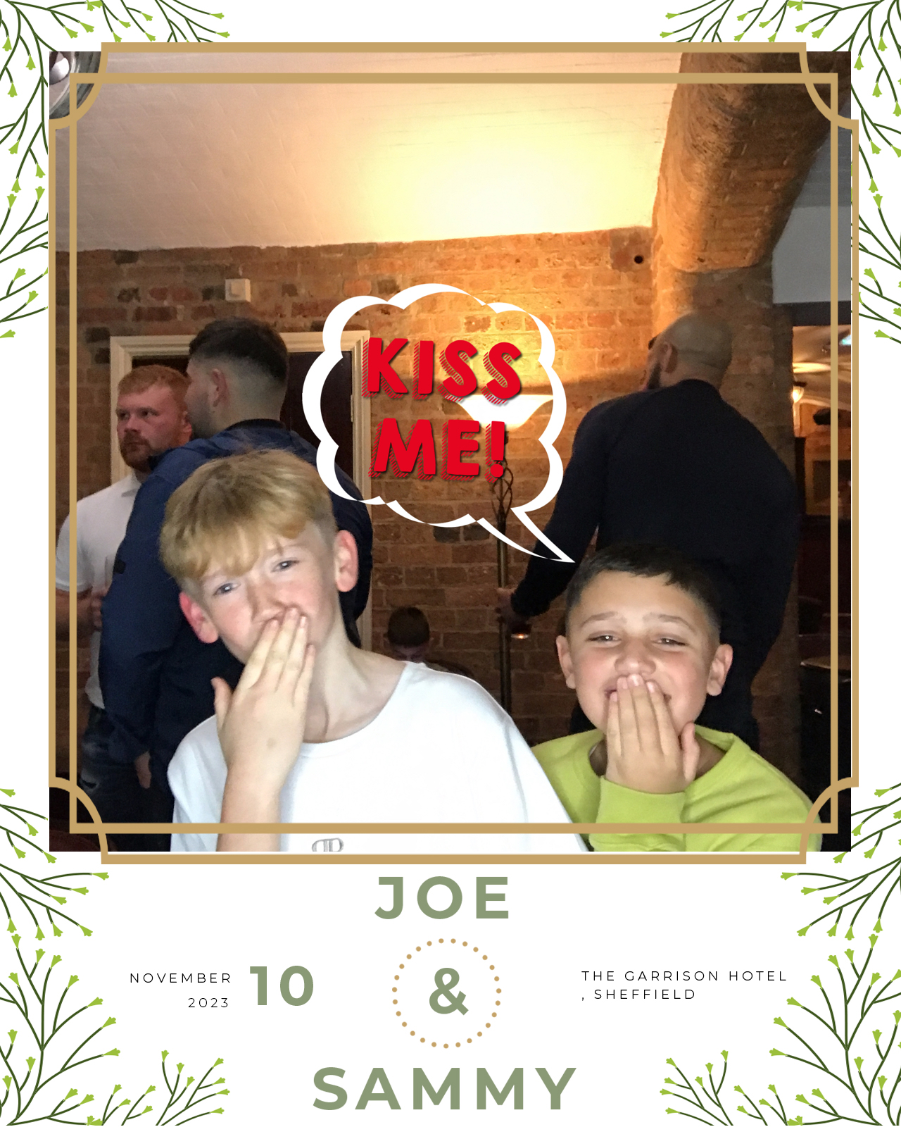 Joe and Sammy | View more photos from the event at gallery.blissbooth.co.uk/u/BlissBooth/Joe-and-Sammy