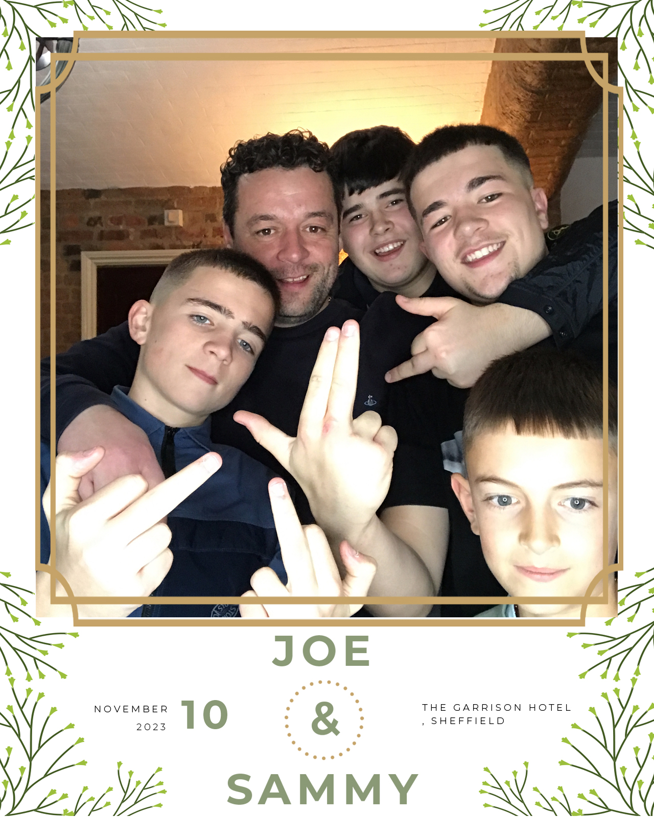 Joe and Sammy | View more photos from the event at gallery.blissbooth.co.uk/u/BlissBooth/Joe-and-Sammy