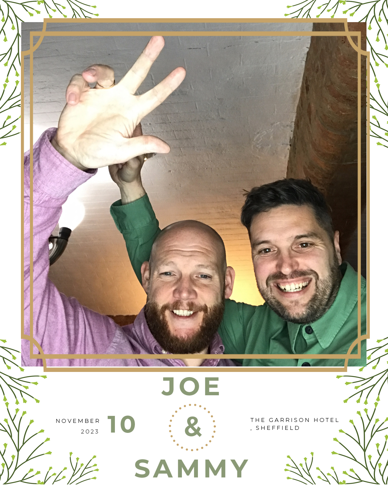 Joe and Sammy | View more photos from the event at gallery.blissbooth.co.uk/u/BlissBooth/Joe-and-Sammy