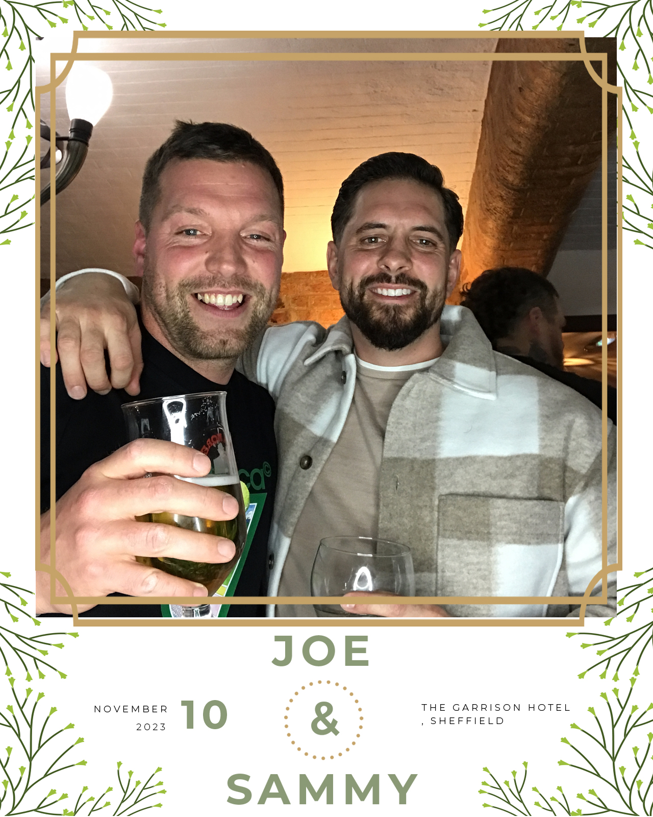 Joe and Sammy | View more photos from the event at gallery.blissbooth.co.uk/u/BlissBooth/Joe-and-Sammy