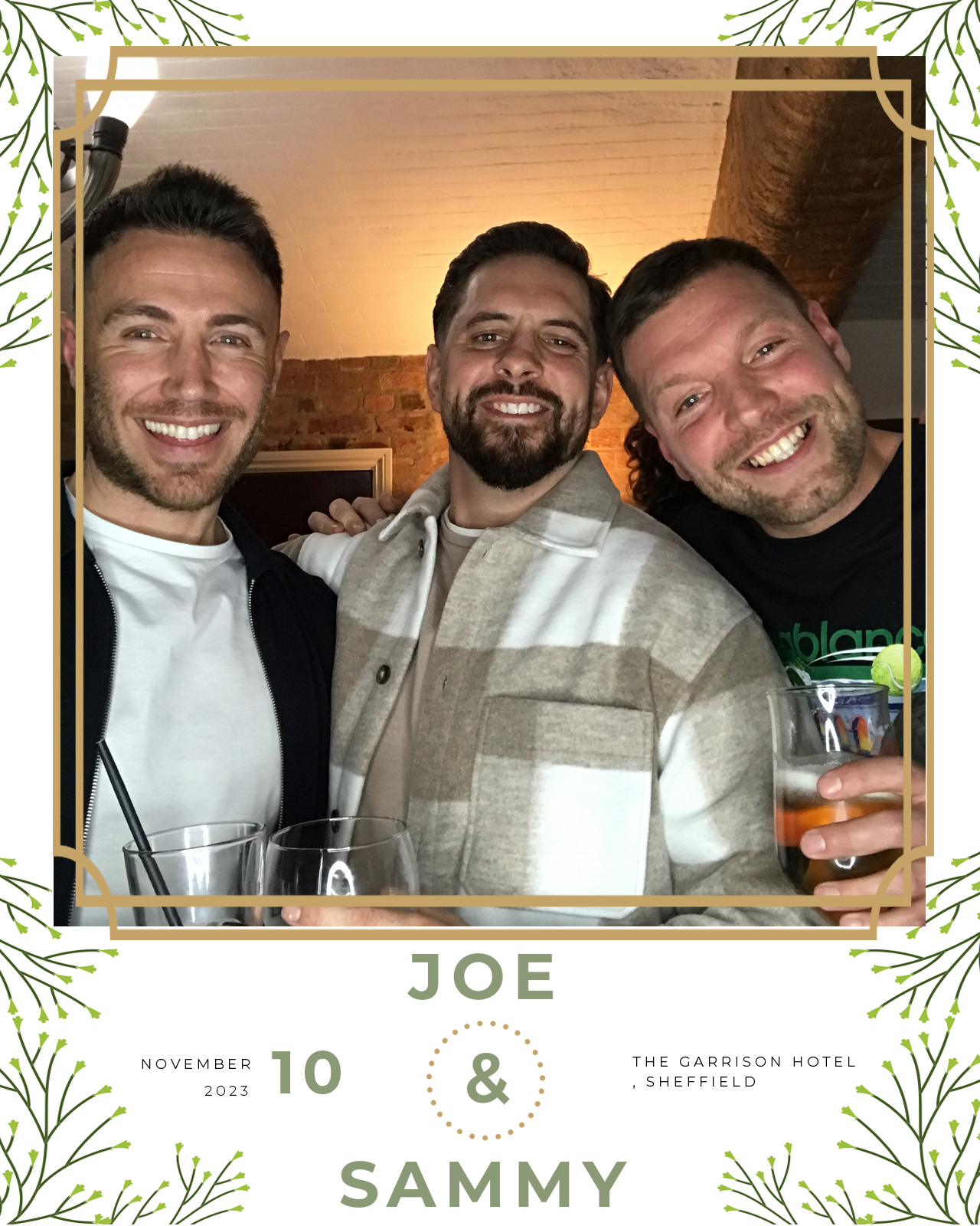 Joe and Sammy | View more photos from the event at gallery.blissbooth.co.uk/u/BlissBooth/Joe-and-Sammy