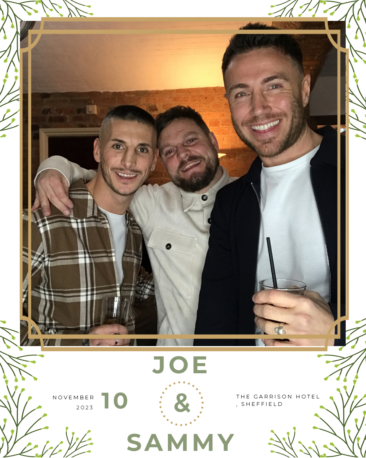 Joe and Sammy | View more photos from the event at gallery.blissbooth.co.uk/u/BlissBooth/Joe-and-Sammy