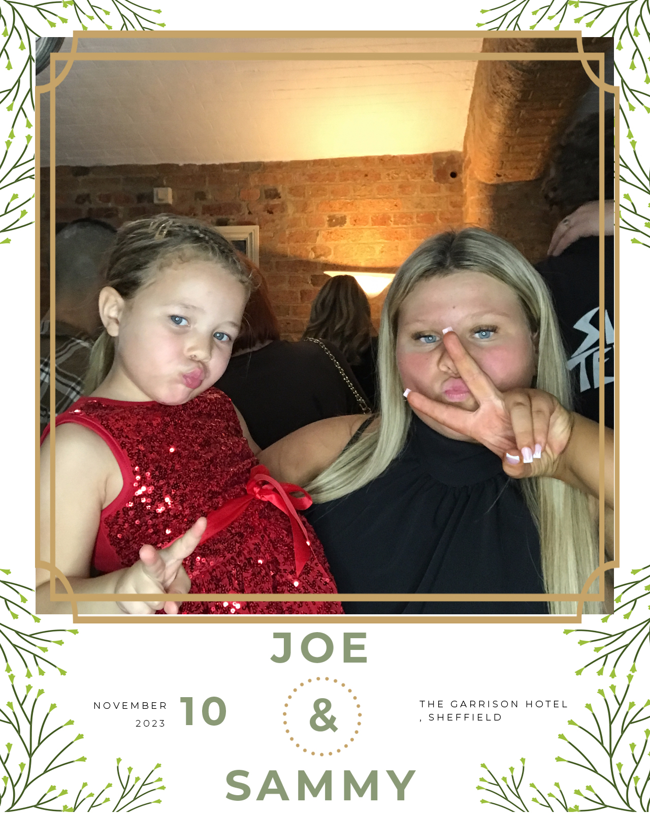 Joe and Sammy | View more photos from the event at gallery.blissbooth.co.uk/u/BlissBooth/Joe-and-Sammy