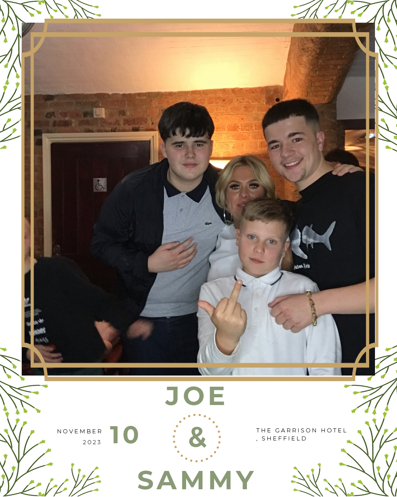 Joe and Sammy | View more photos from the event at gallery.blissbooth.co.uk/u/BlissBooth/Joe-and-Sammy