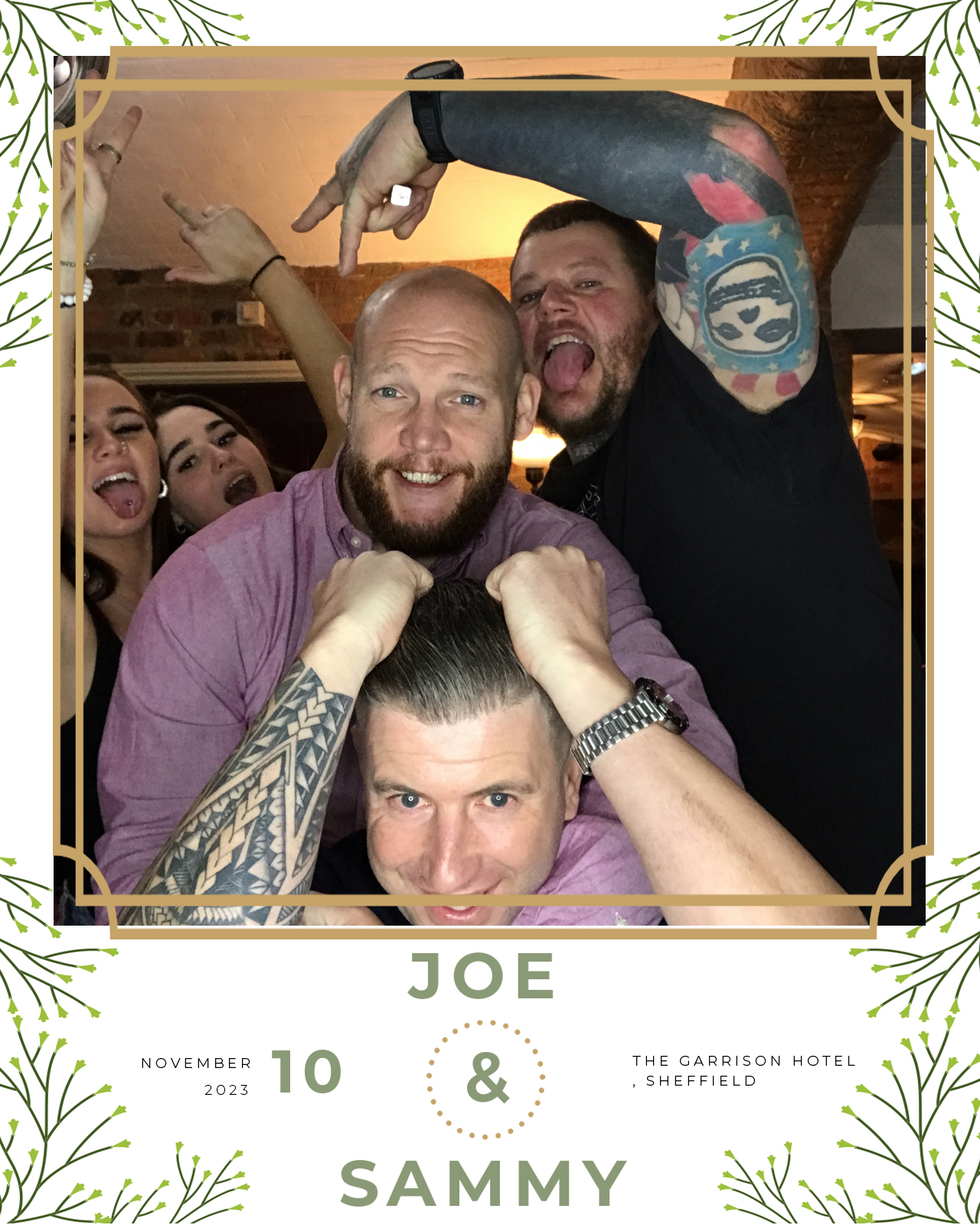 Joe and Sammy | View more photos from the event at gallery.blissbooth.co.uk/u/BlissBooth/Joe-and-Sammy