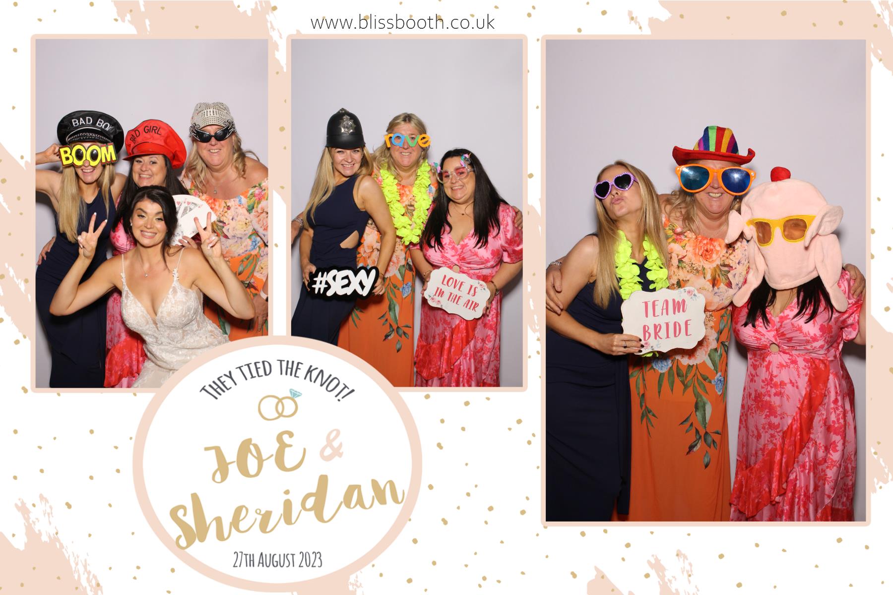 Joe and Sheridan | View more photos from the event at gallery.blissbooth.co.uk/u/BlissBooth/Joe-and-Sheridan