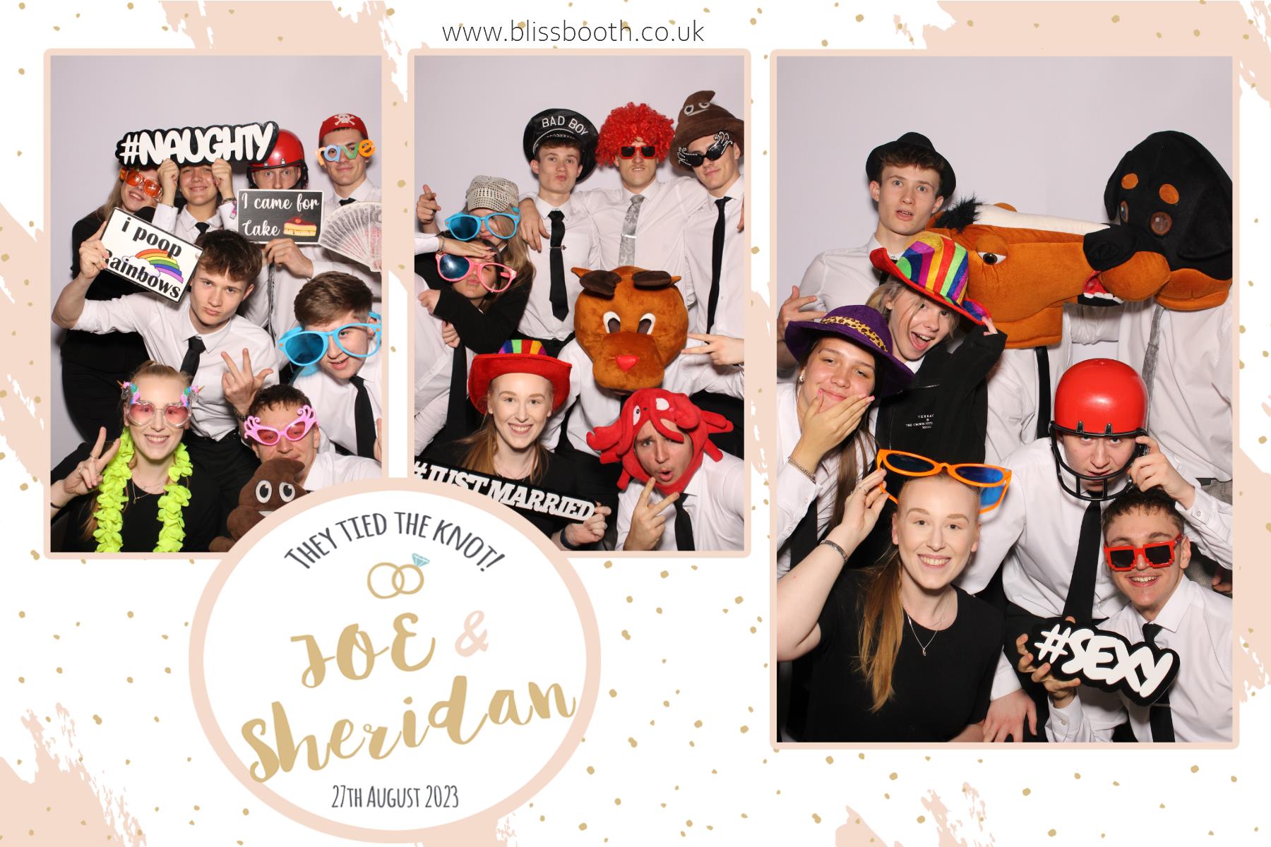 Joe and Sheridan | View more photos from the event at gallery.blissbooth.co.uk/u/BlissBooth/Joe-and-Sheridan