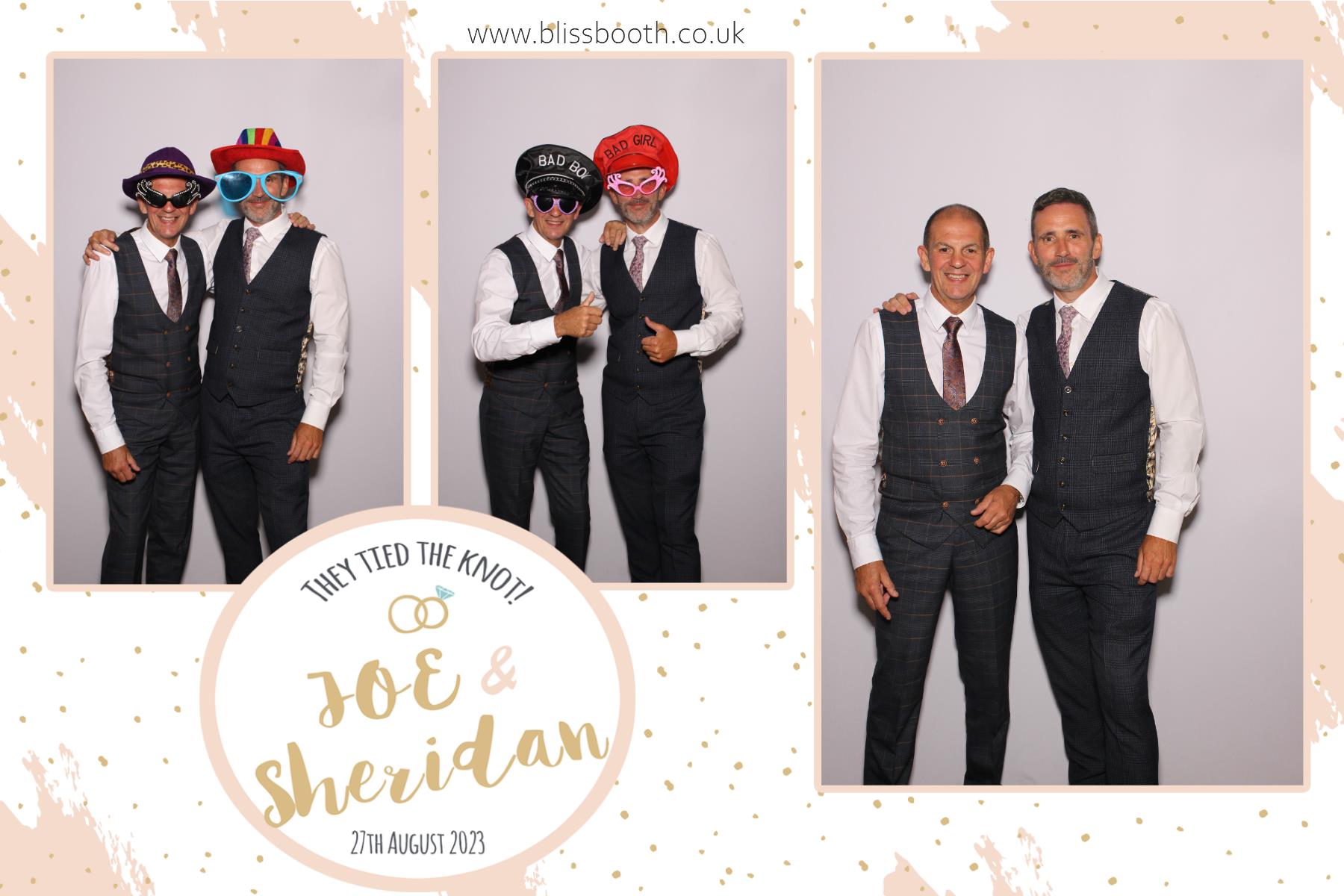 Joe and Sheridan | View more photos from the event at gallery.blissbooth.co.uk/u/BlissBooth/Joe-and-Sheridan