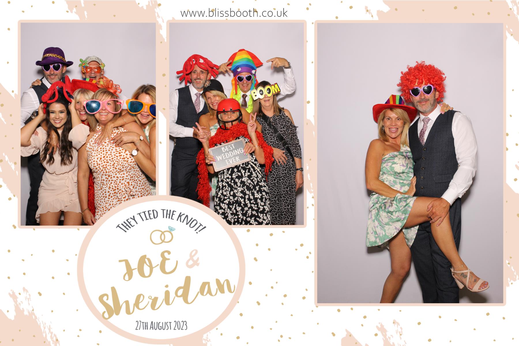 Joe and Sheridan | View more photos from the event at gallery.blissbooth.co.uk/u/BlissBooth/Joe-and-Sheridan