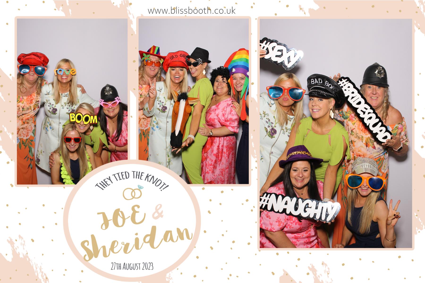 Joe and Sheridan | View more photos from the event at gallery.blissbooth.co.uk/u/BlissBooth/Joe-and-Sheridan