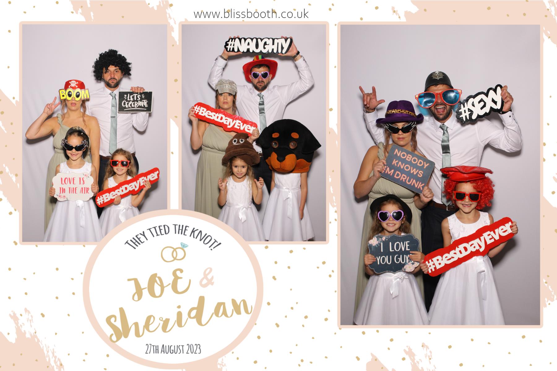 Joe and Sheridan | View more photos from the event at gallery.blissbooth.co.uk/u/BlissBooth/Joe-and-Sheridan