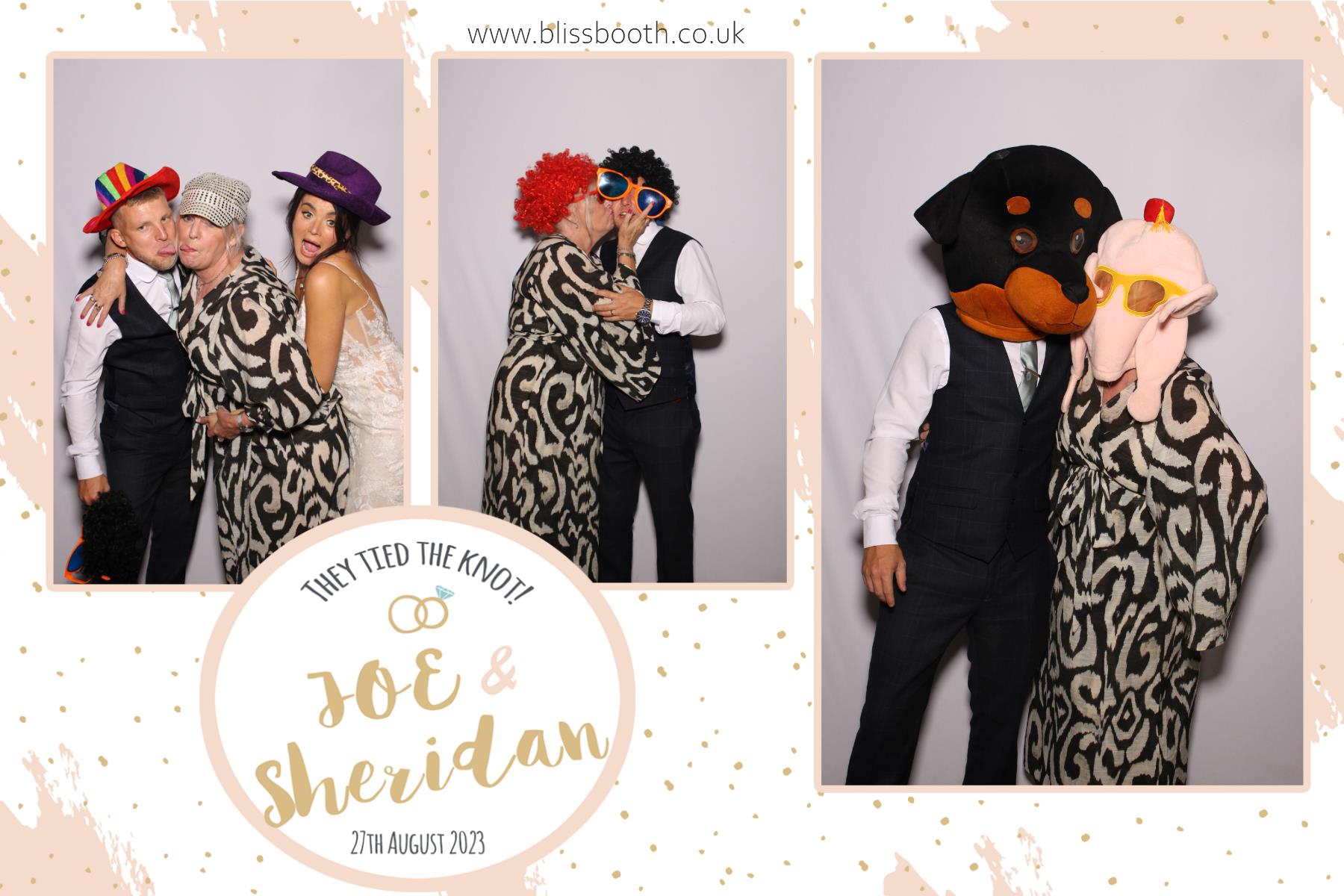 Joe and Sheridan | View more photos from the event at gallery.blissbooth.co.uk/u/BlissBooth/Joe-and-Sheridan