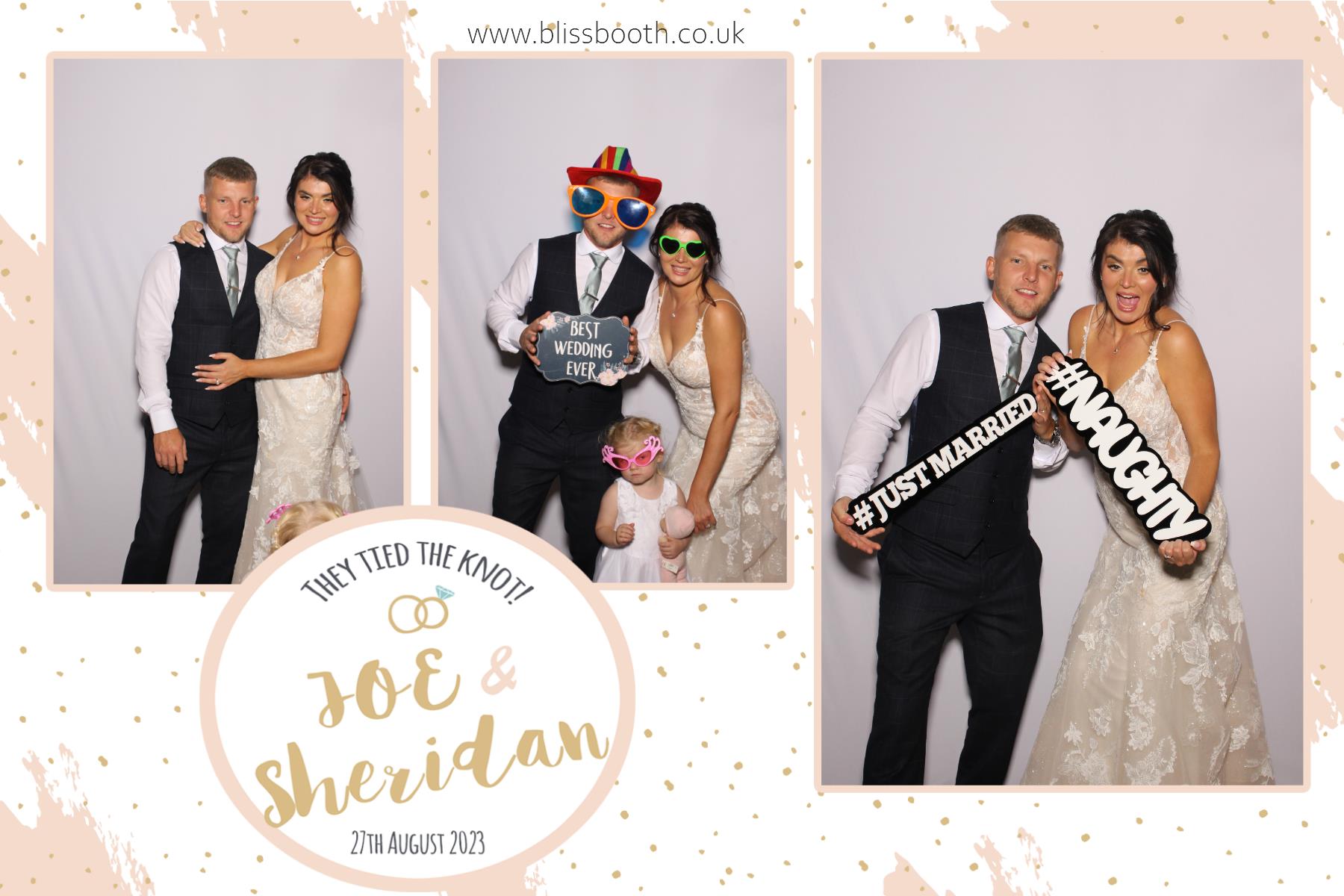 Joe and Sheridan | View more photos from the event at gallery.blissbooth.co.uk/u/BlissBooth/Joe-and-Sheridan