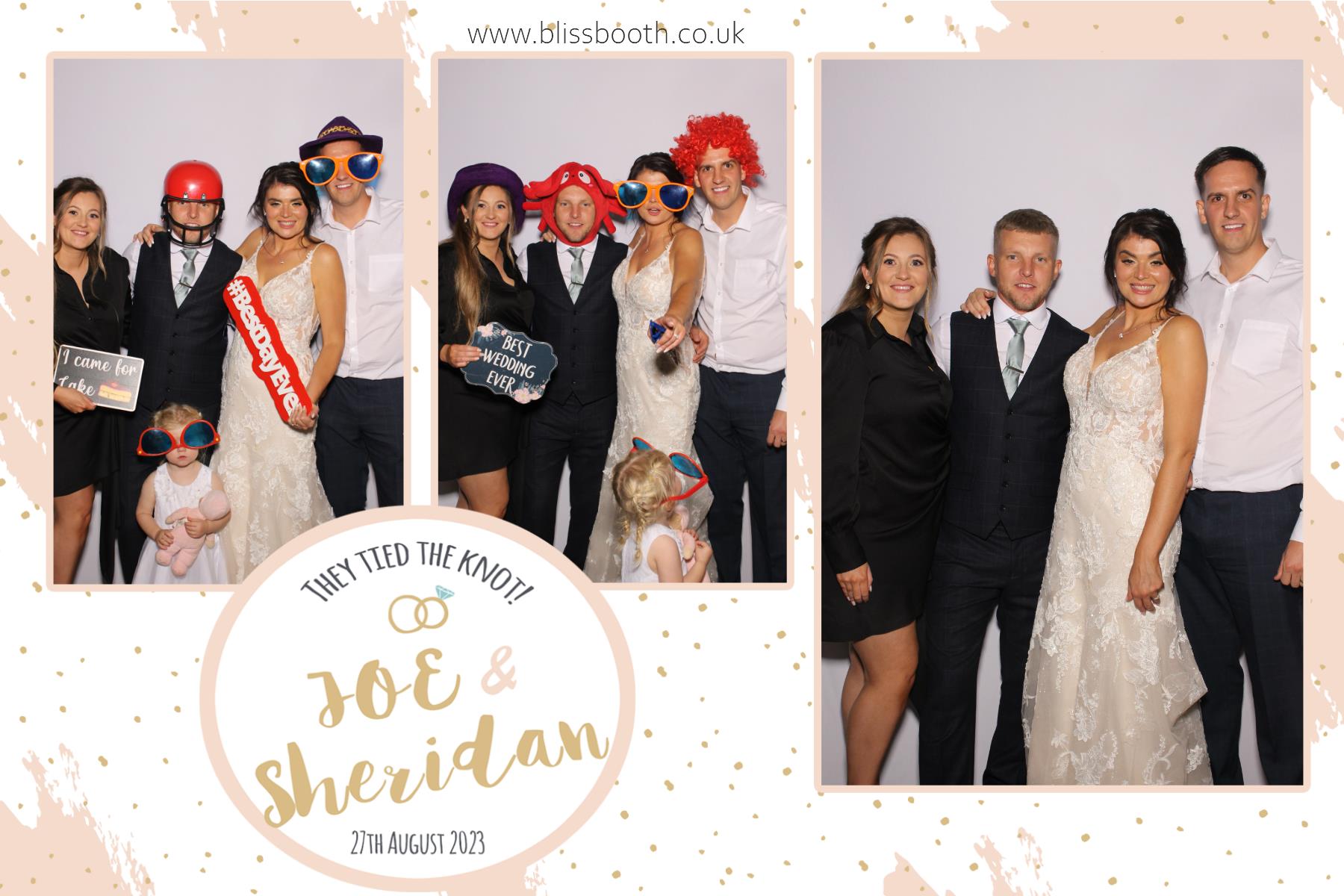 Joe and Sheridan | View more photos from the event at gallery.blissbooth.co.uk/u/BlissBooth/Joe-and-Sheridan