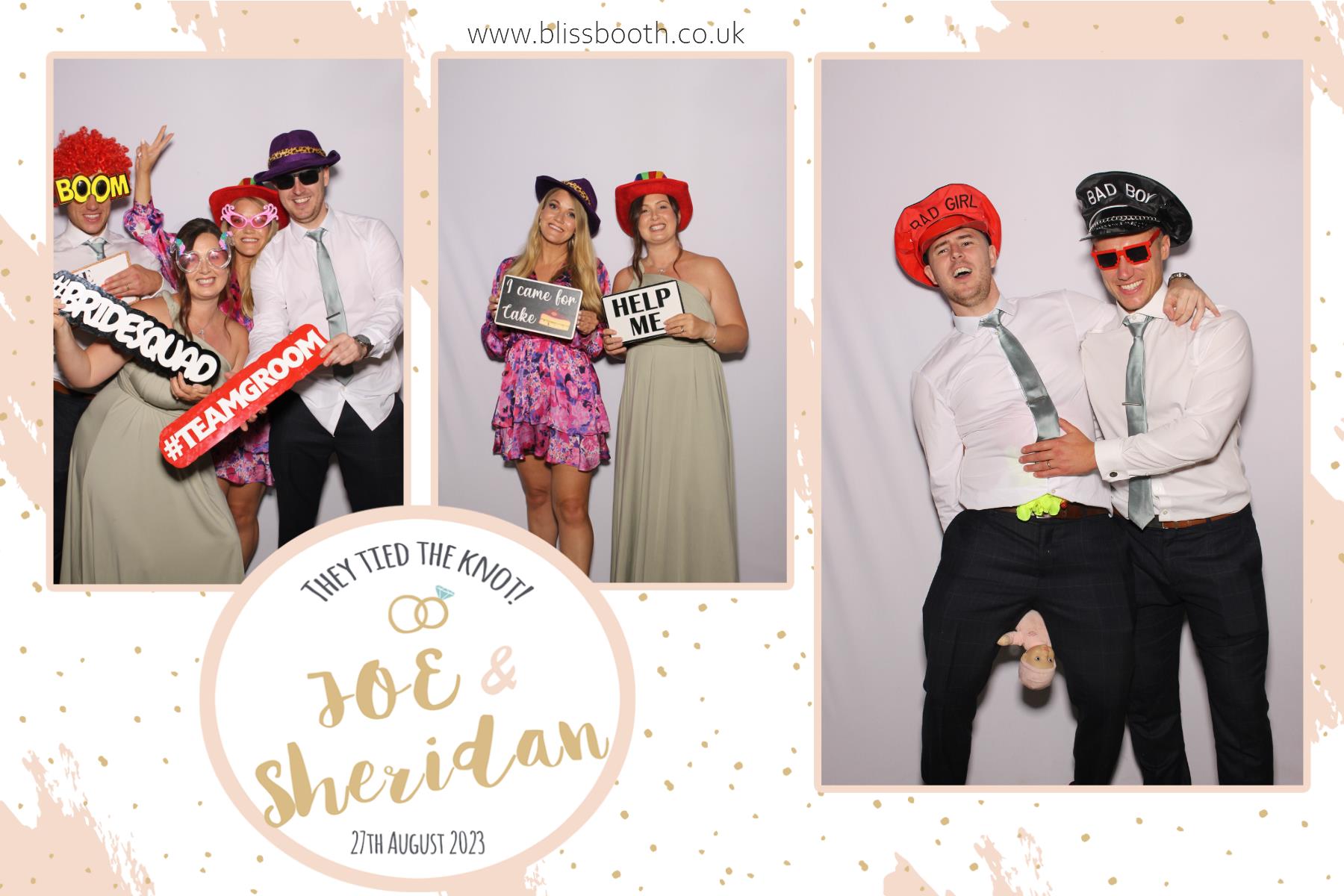 Joe and Sheridan | View more photos from the event at gallery.blissbooth.co.uk/u/BlissBooth/Joe-and-Sheridan