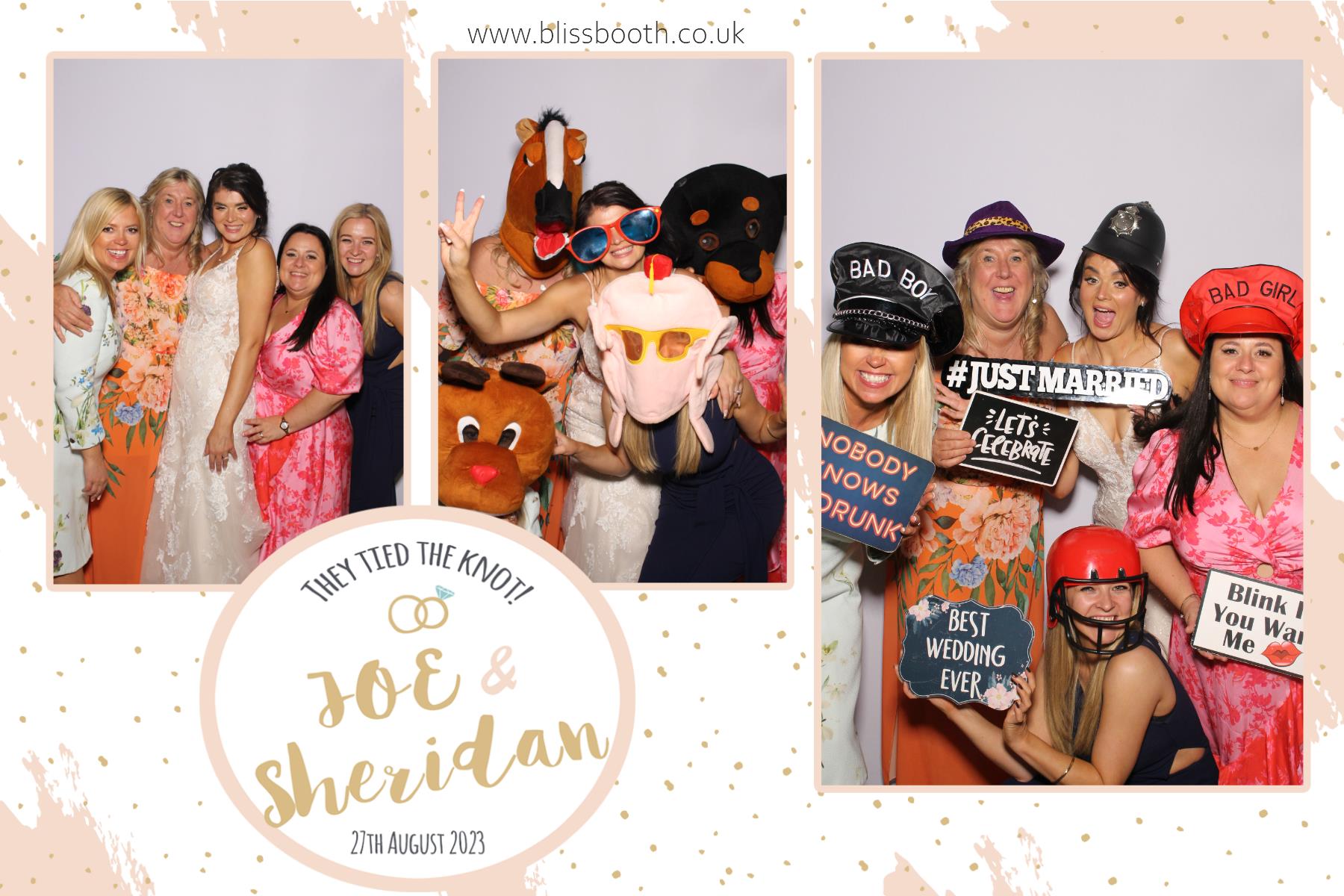 Joe and Sheridan | View more photos from the event at gallery.blissbooth.co.uk/u/BlissBooth/Joe-and-Sheridan