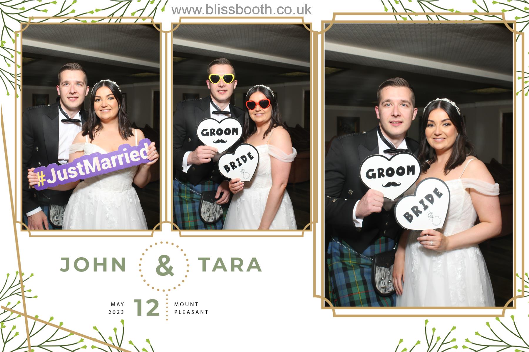 John and Tara | View more photos from the event at gallery.blissbooth.co.uk/u/BlissBooth/John-and-Tara