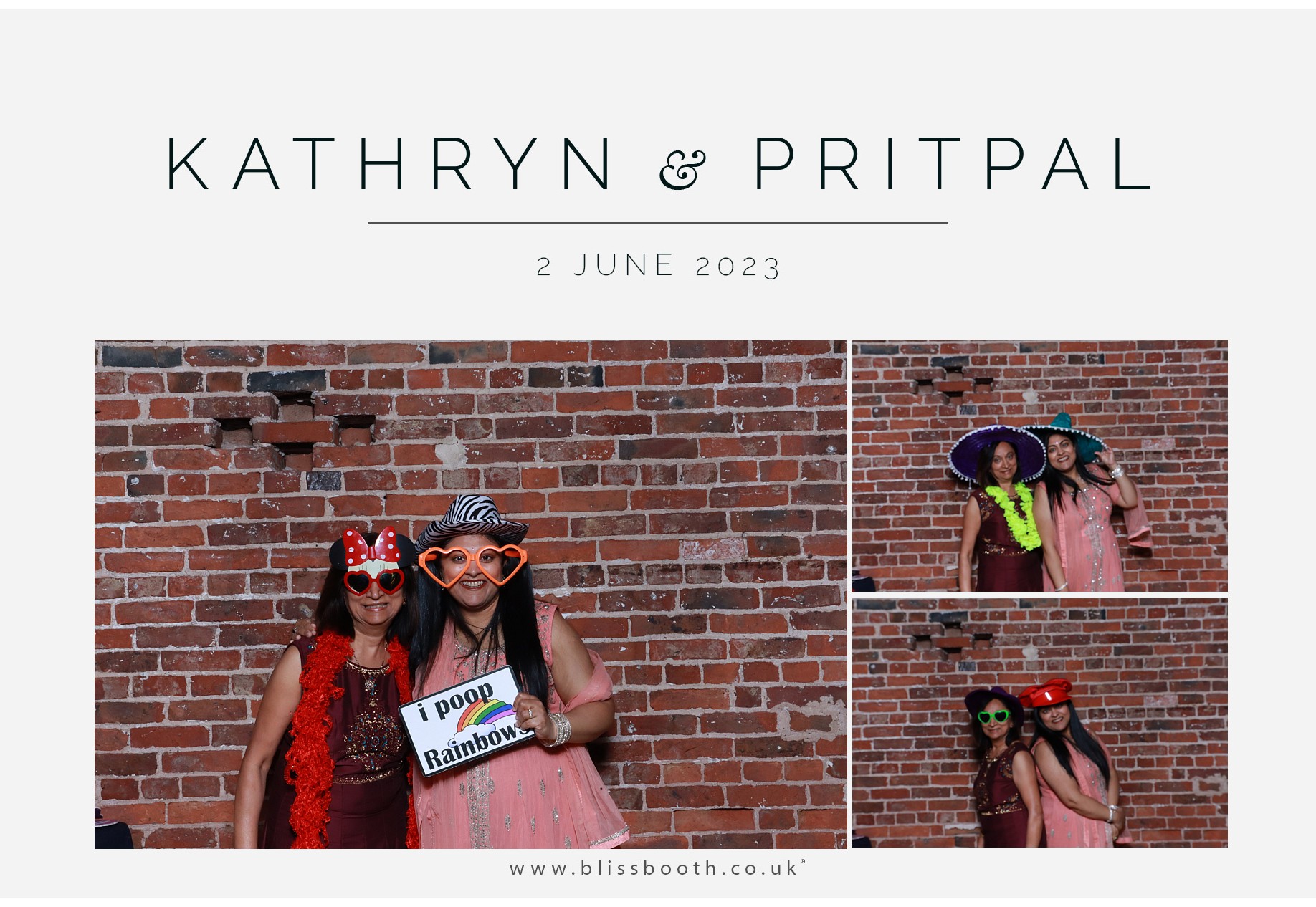 Kathryn & Pritpal | View more photos from the event at gallery.blissbooth.co.uk/u/BlissBooth/Kathryn-Pritpal