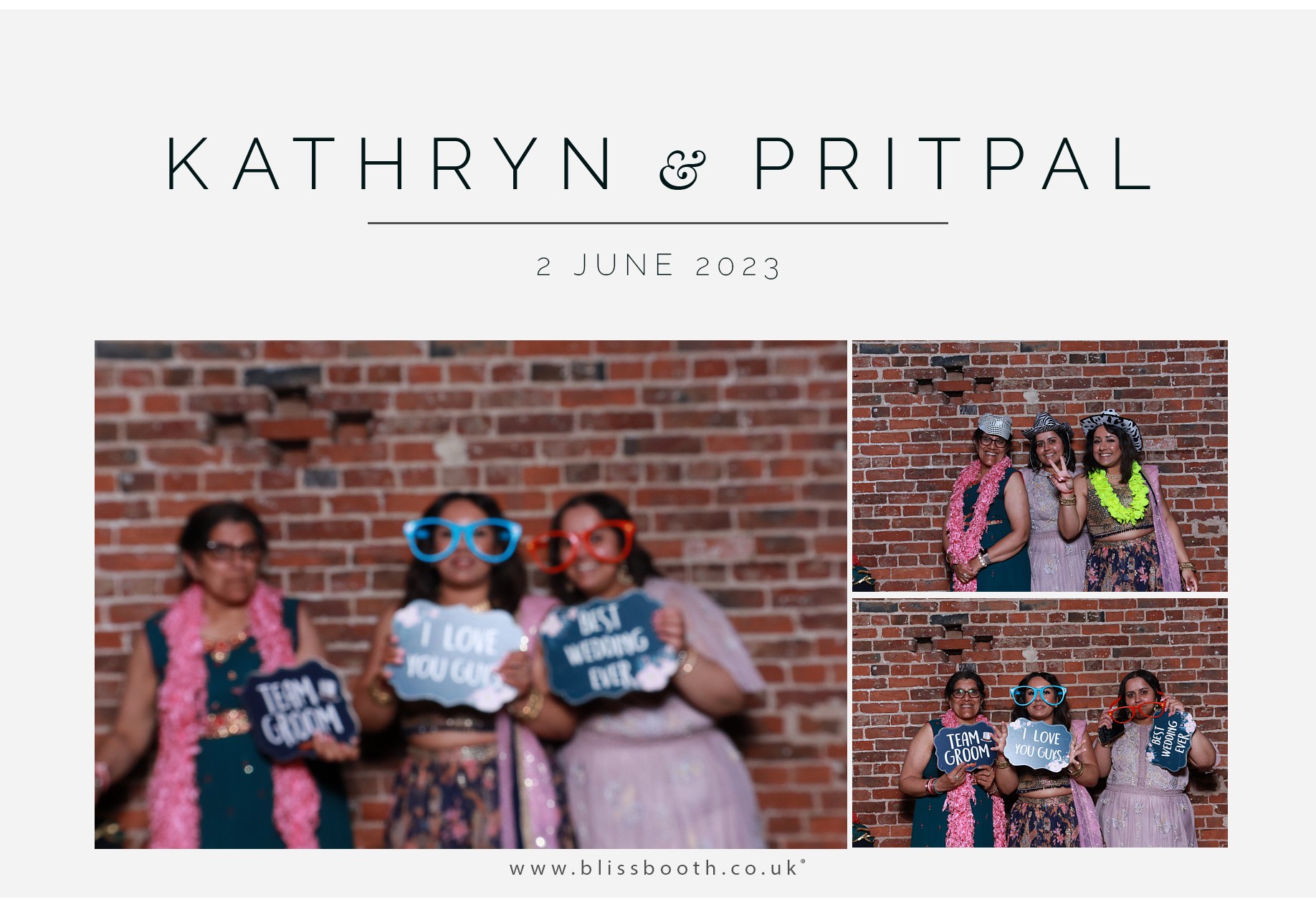 Kathryn & Pritpal | View more photos from the event at gallery.blissbooth.co.uk/u/BlissBooth/Kathryn-Pritpal