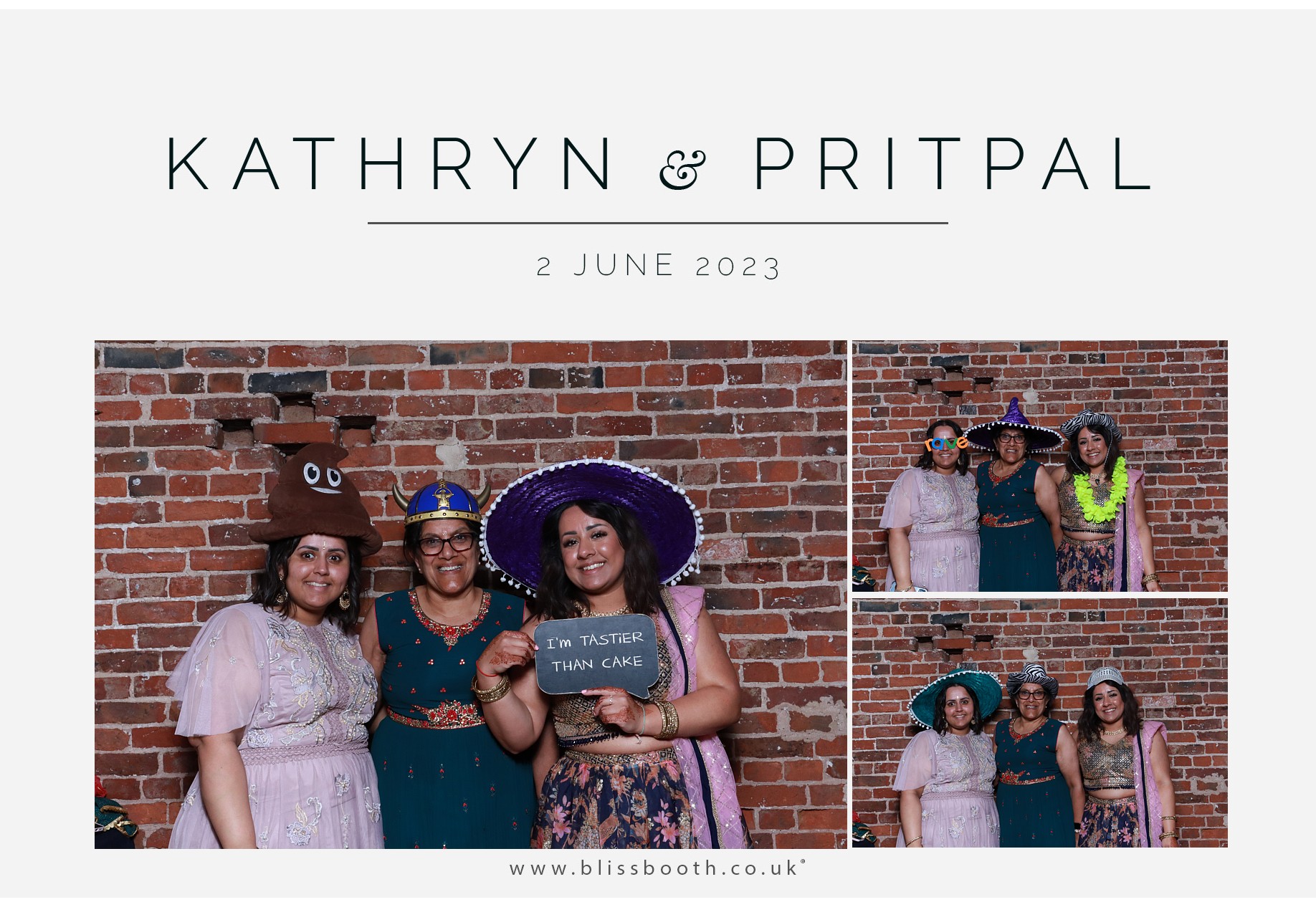 Kathryn & Pritpal | View more photos from the event at gallery.blissbooth.co.uk/u/BlissBooth/Kathryn-Pritpal
