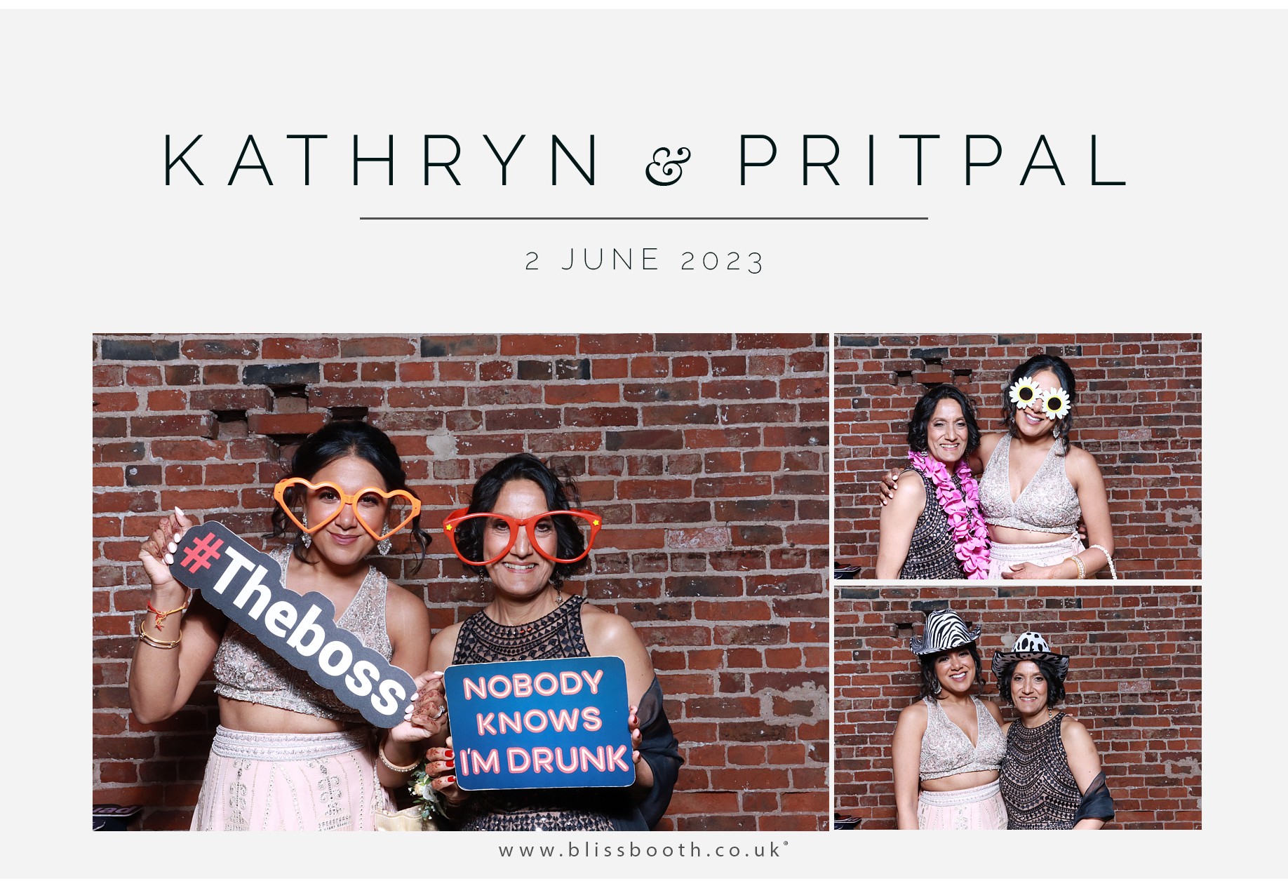 Kathryn & Pritpal | View more photos from the event at gallery.blissbooth.co.uk/u/BlissBooth/Kathryn-Pritpal