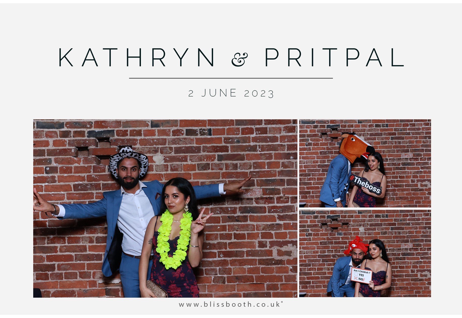 Kathryn & Pritpal | View more photos from the event at gallery.blissbooth.co.uk/u/BlissBooth/Kathryn-Pritpal